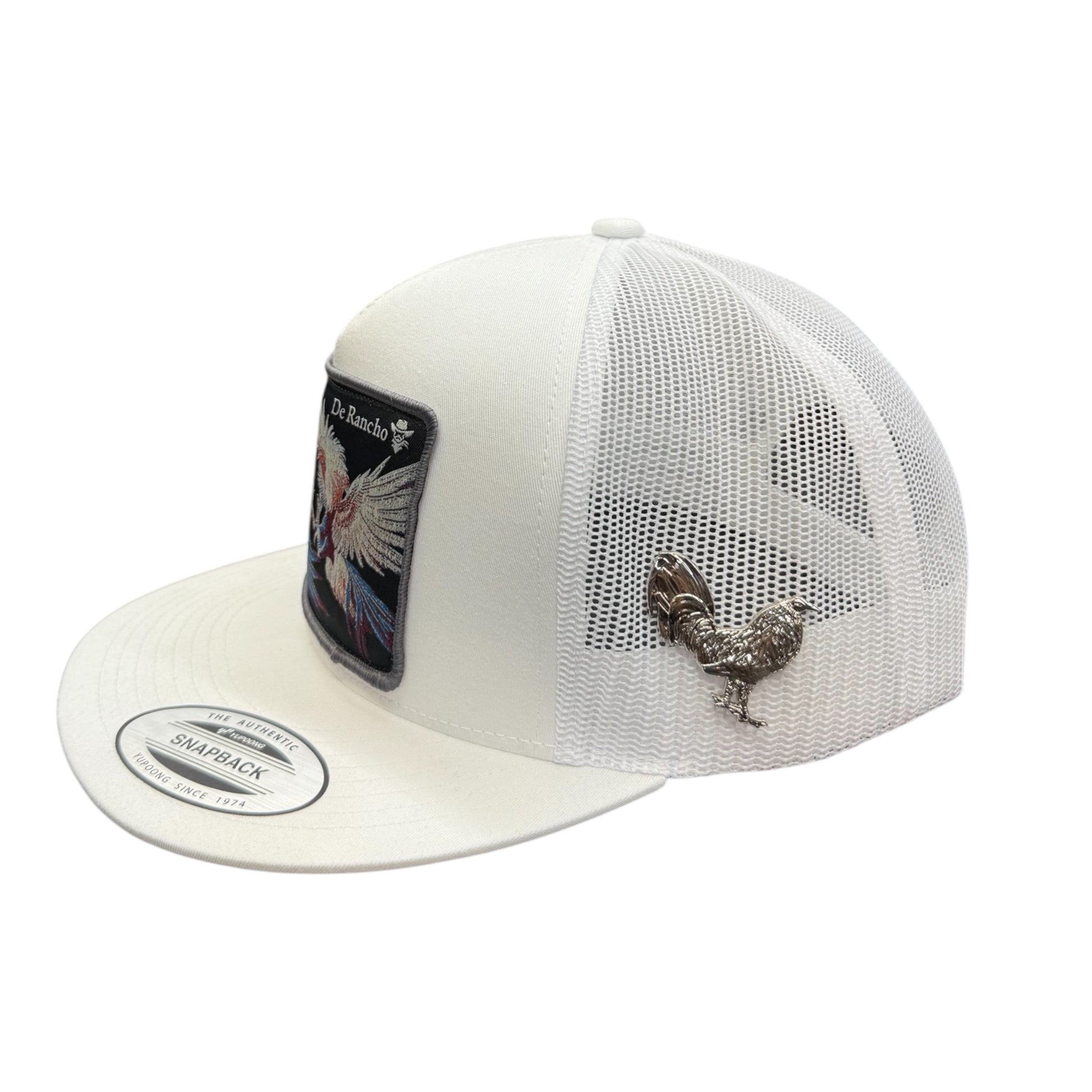 Silver Rooster Hat Pin