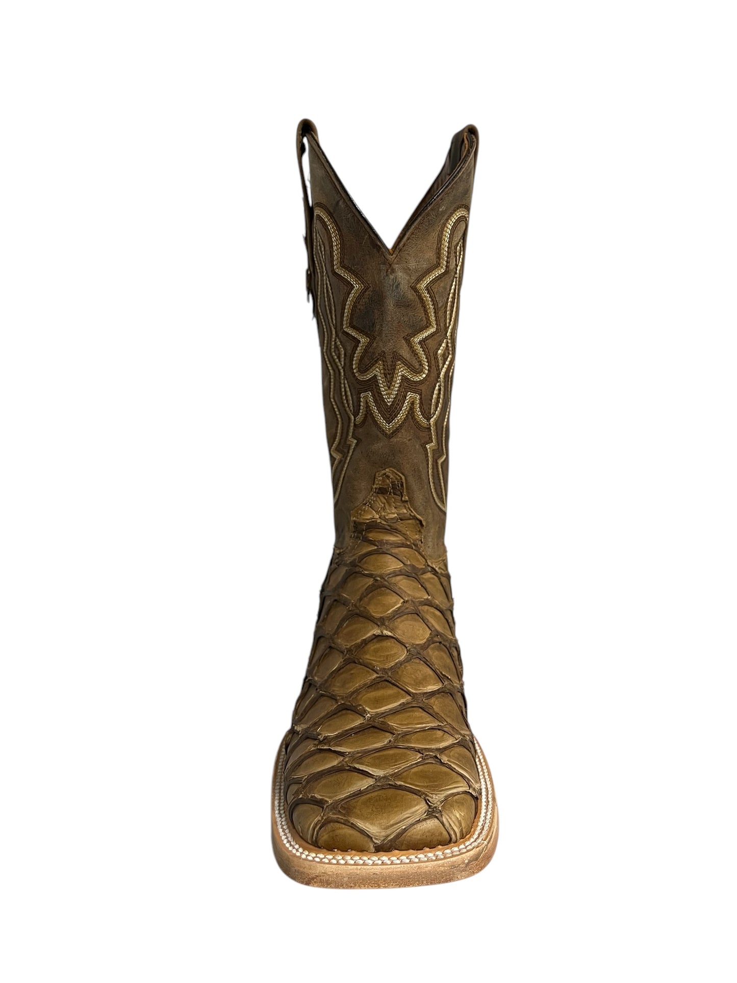 Ranchers Fish Square Toe Caramel Palash