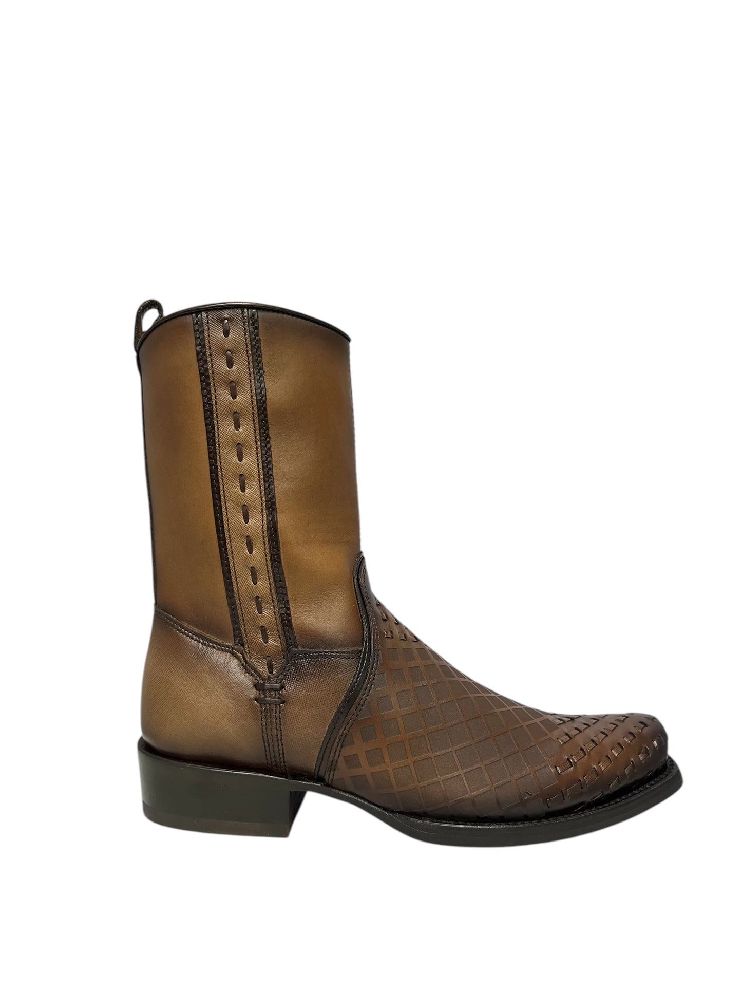 Cuadra Maple Laser & Woven Narrow Square Toe - CU674