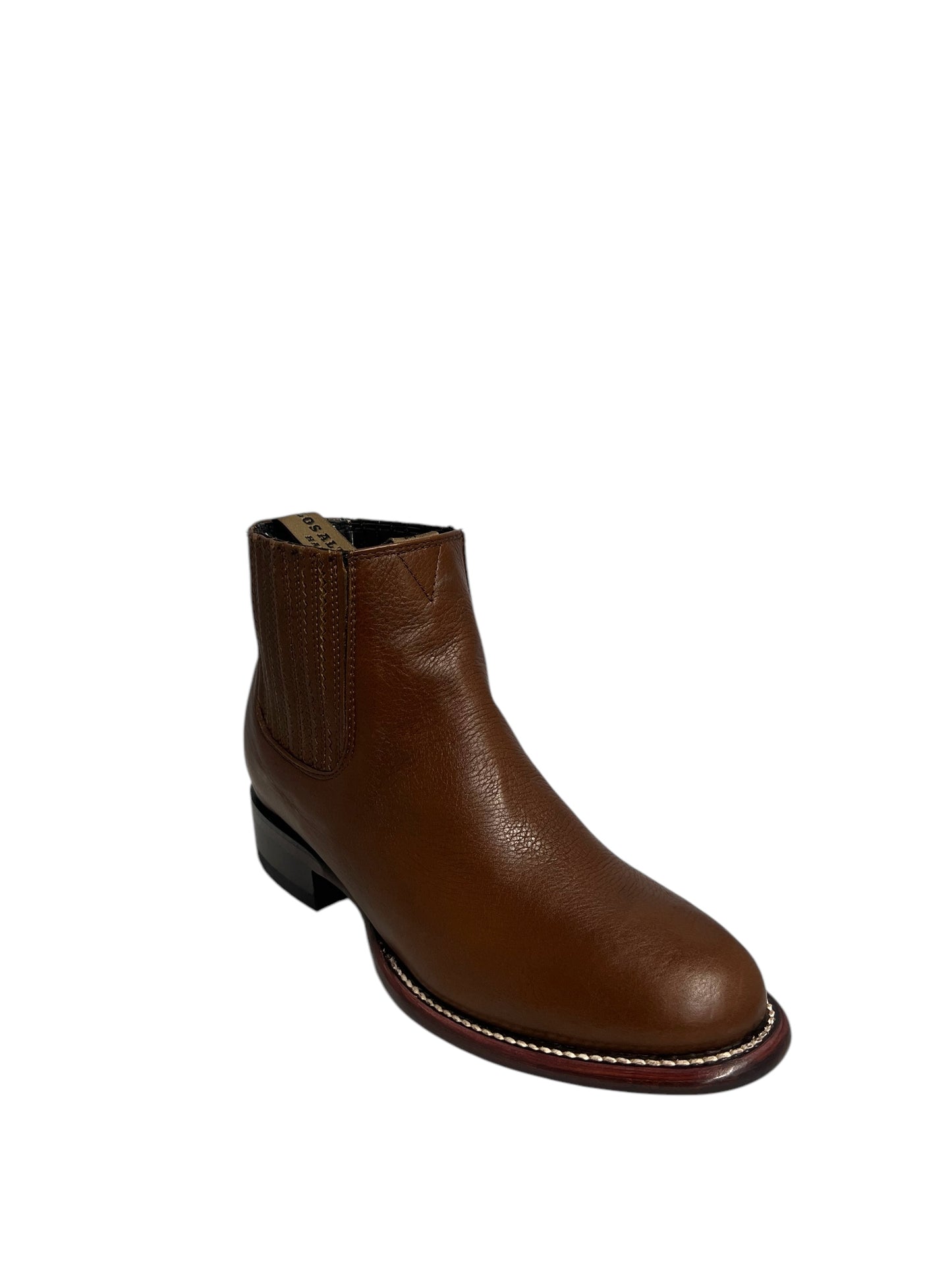 Los Altos Charro Ankle Boot Oval Brown - 50B2107