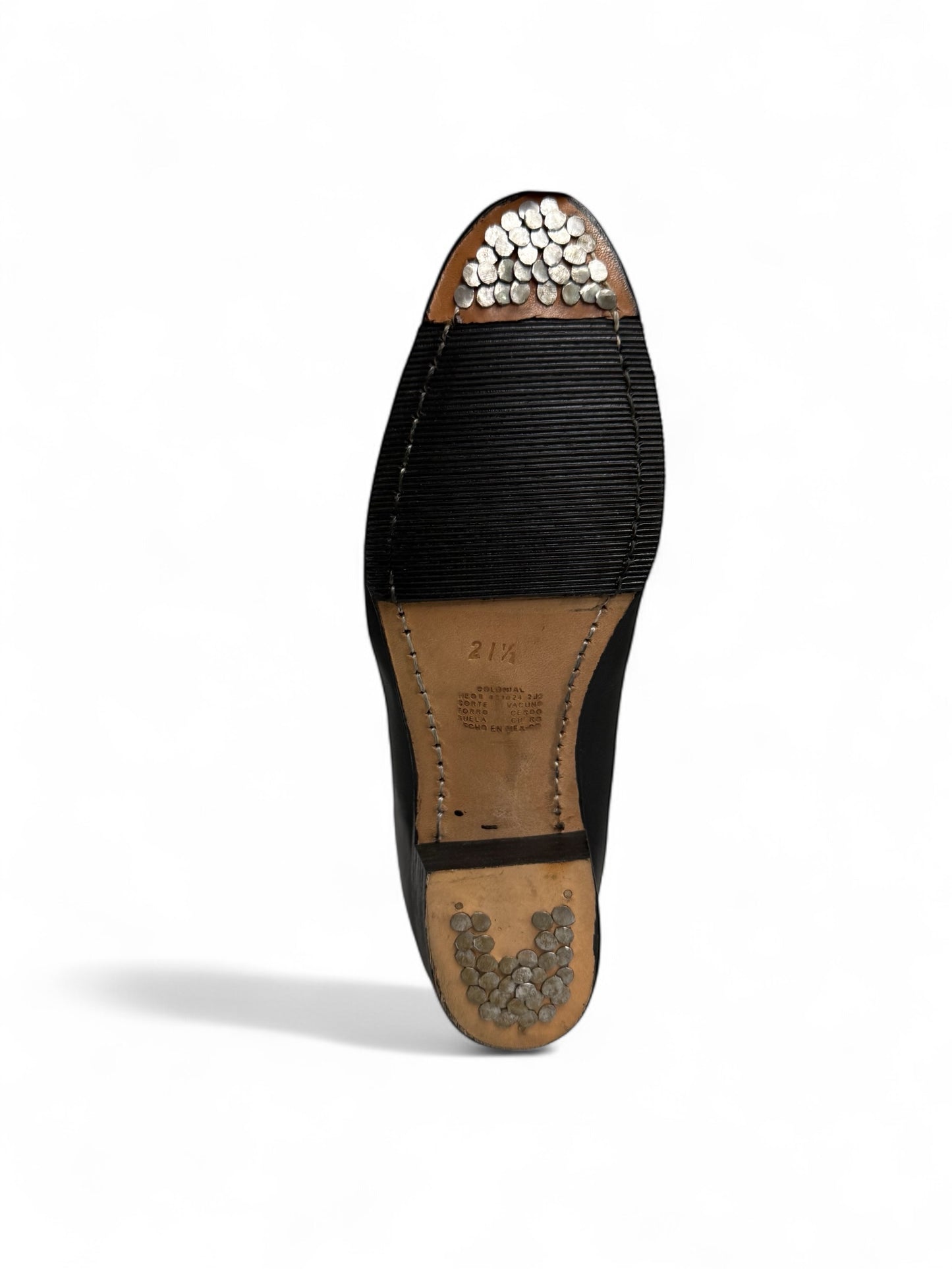 Colonial Kids Folklorico Leather Ankle Boot With Nails - 127