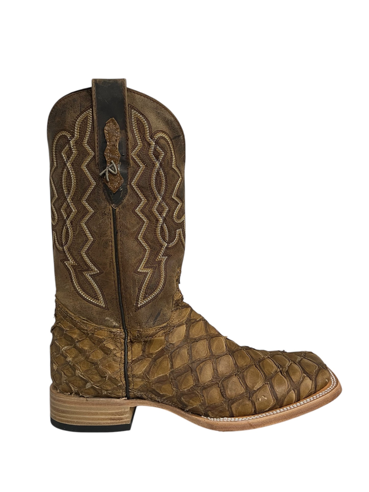 Ranchers Fish Square Toe Caramel Palash