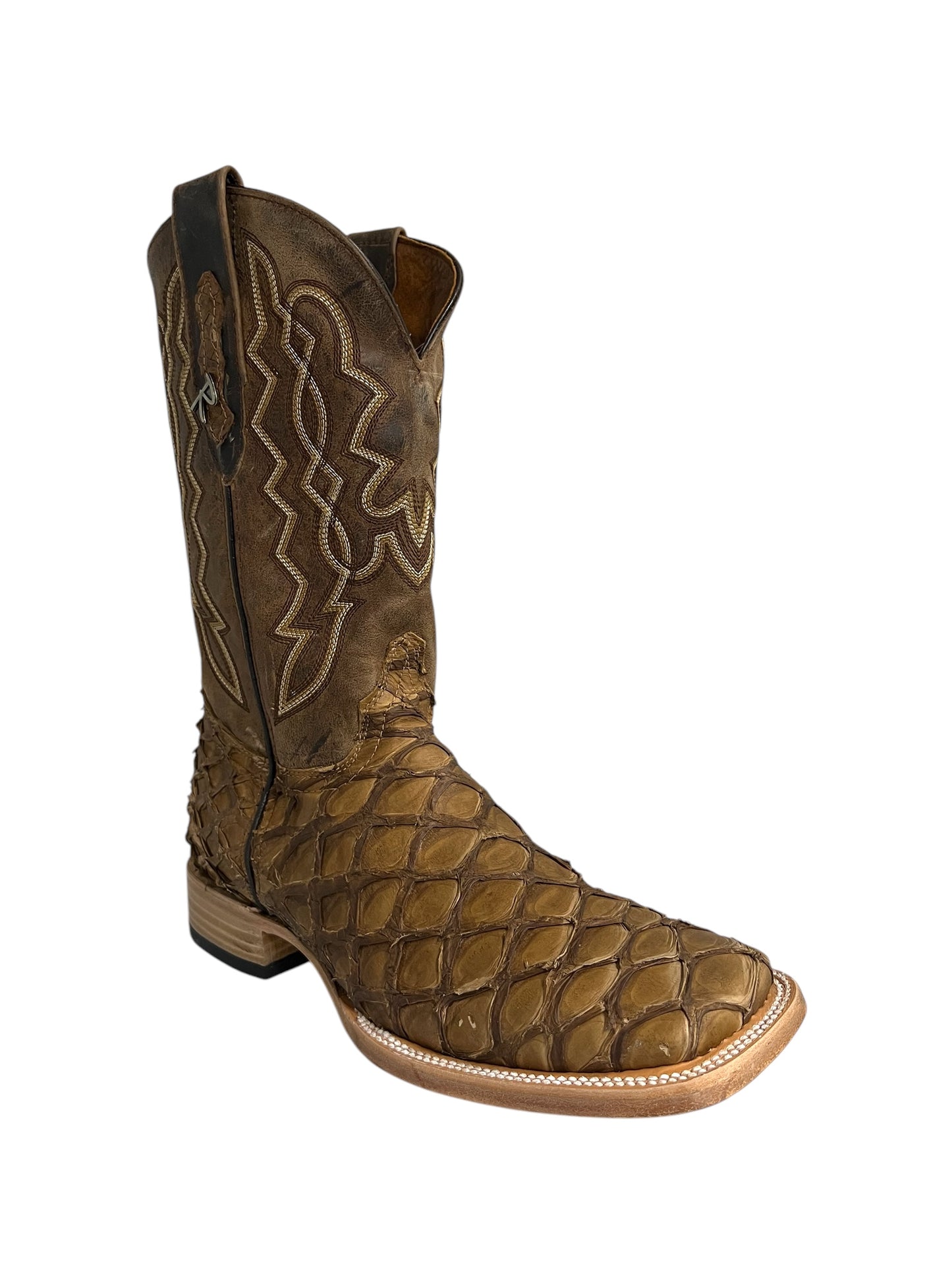 Ranchers Fish Square Toe Caramel Palash