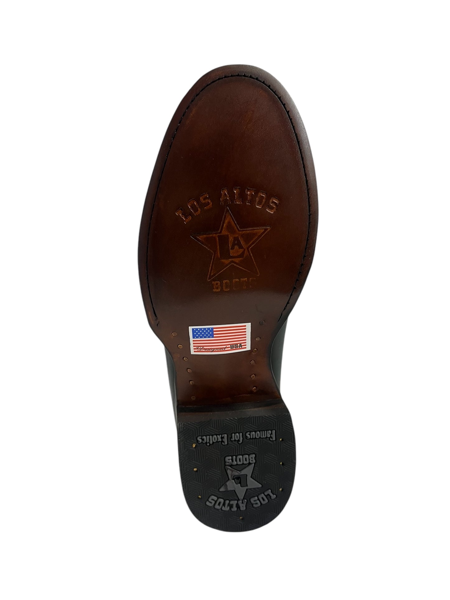 Los Altos Charro Ankle Boot Oval Black - 50B2105