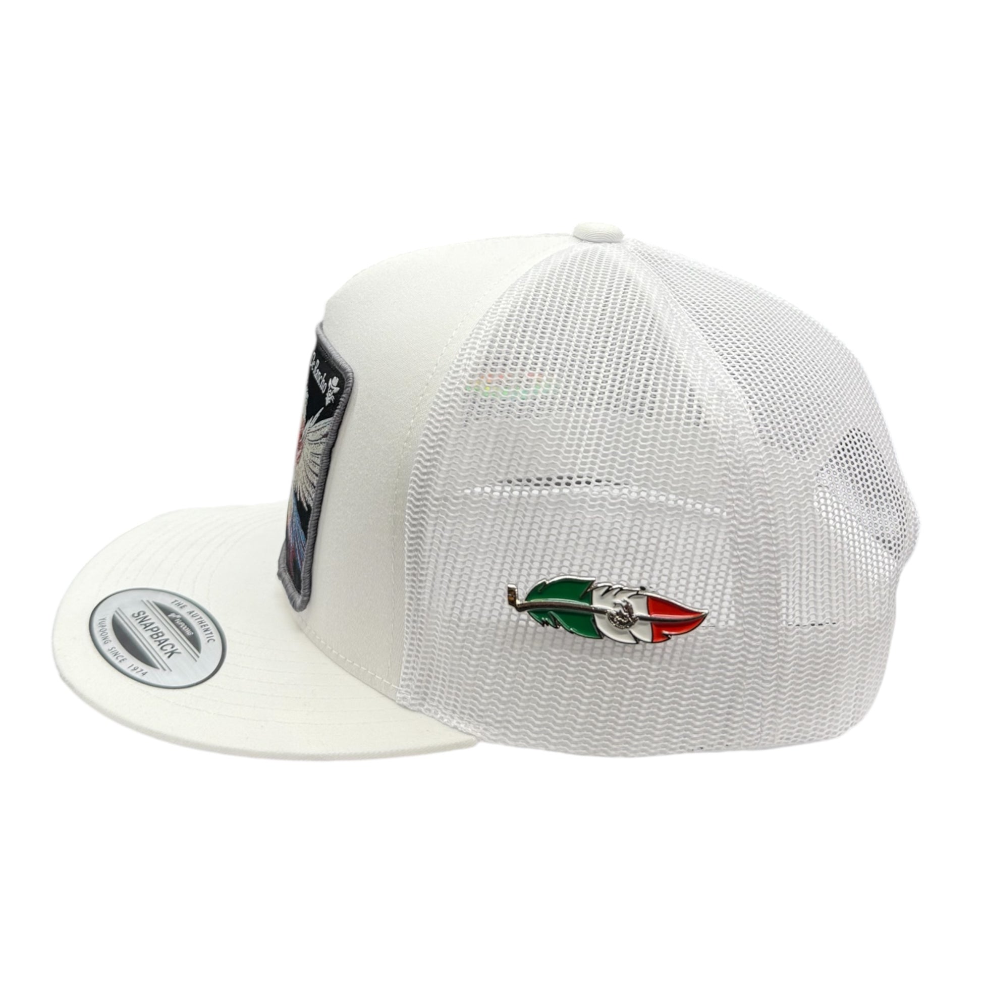 Mexico Flag Feather Hat Pin