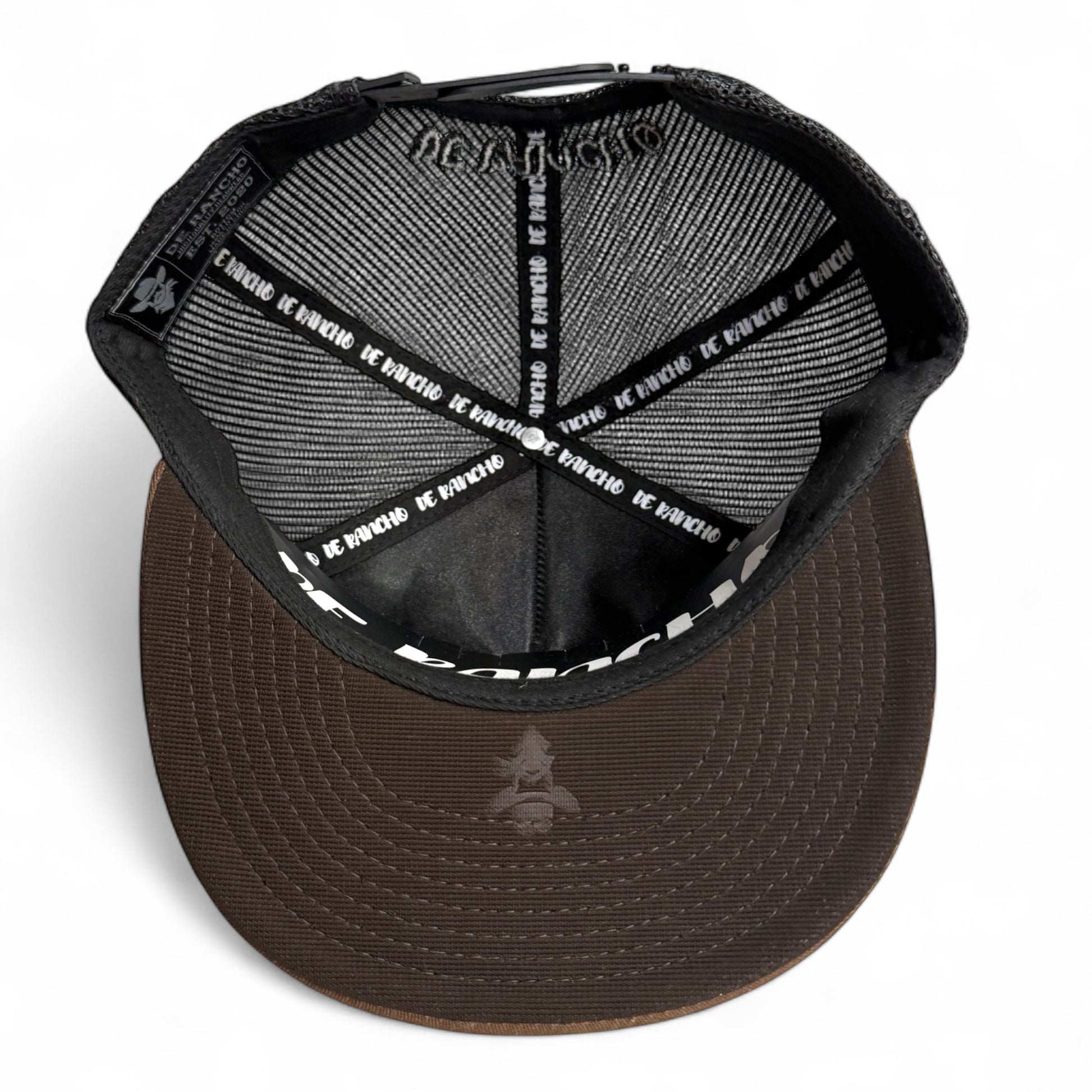 De Rancho Cap Brown and Black Logo - DR170