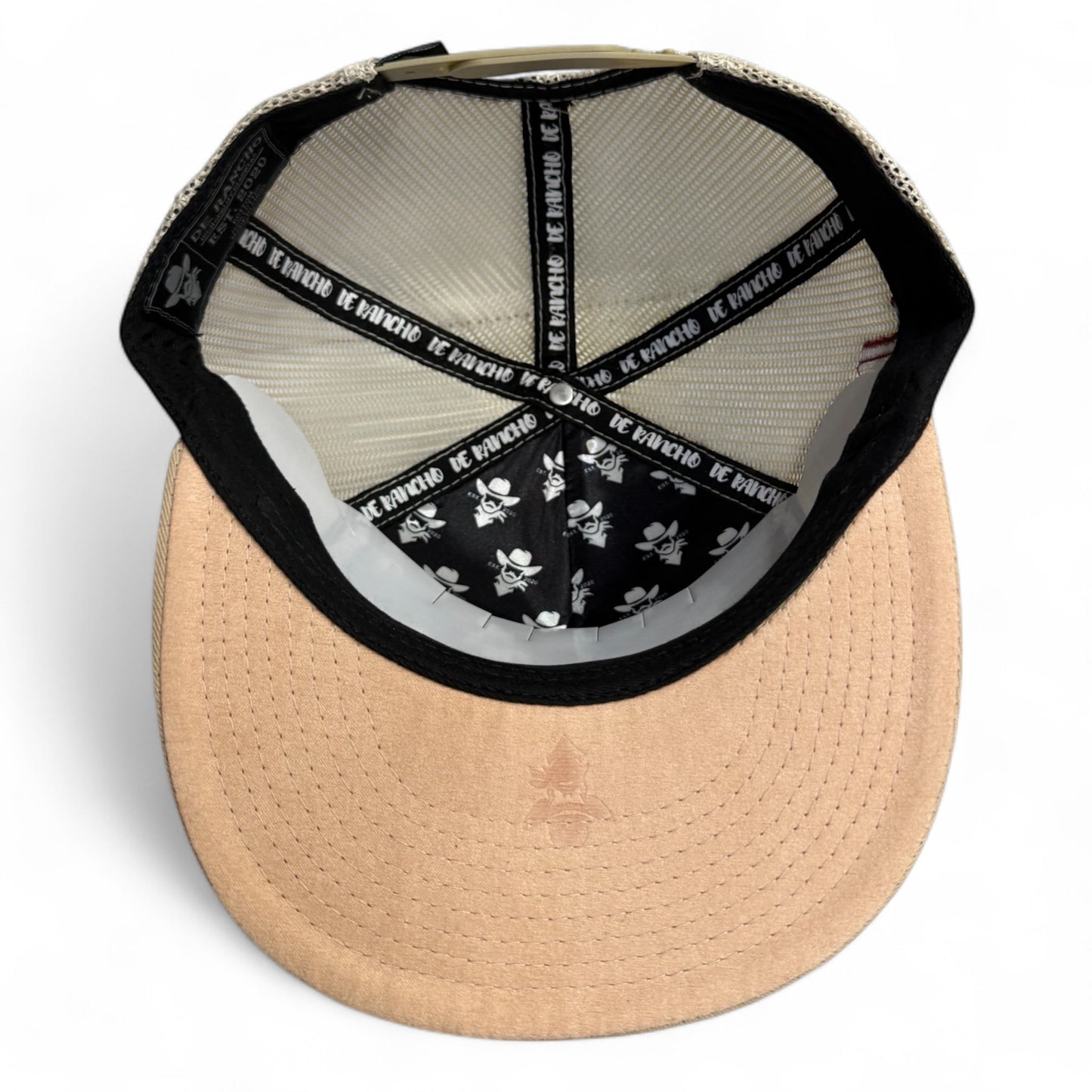 De Rancho Cap Texas Map And Logo Cream - DR054