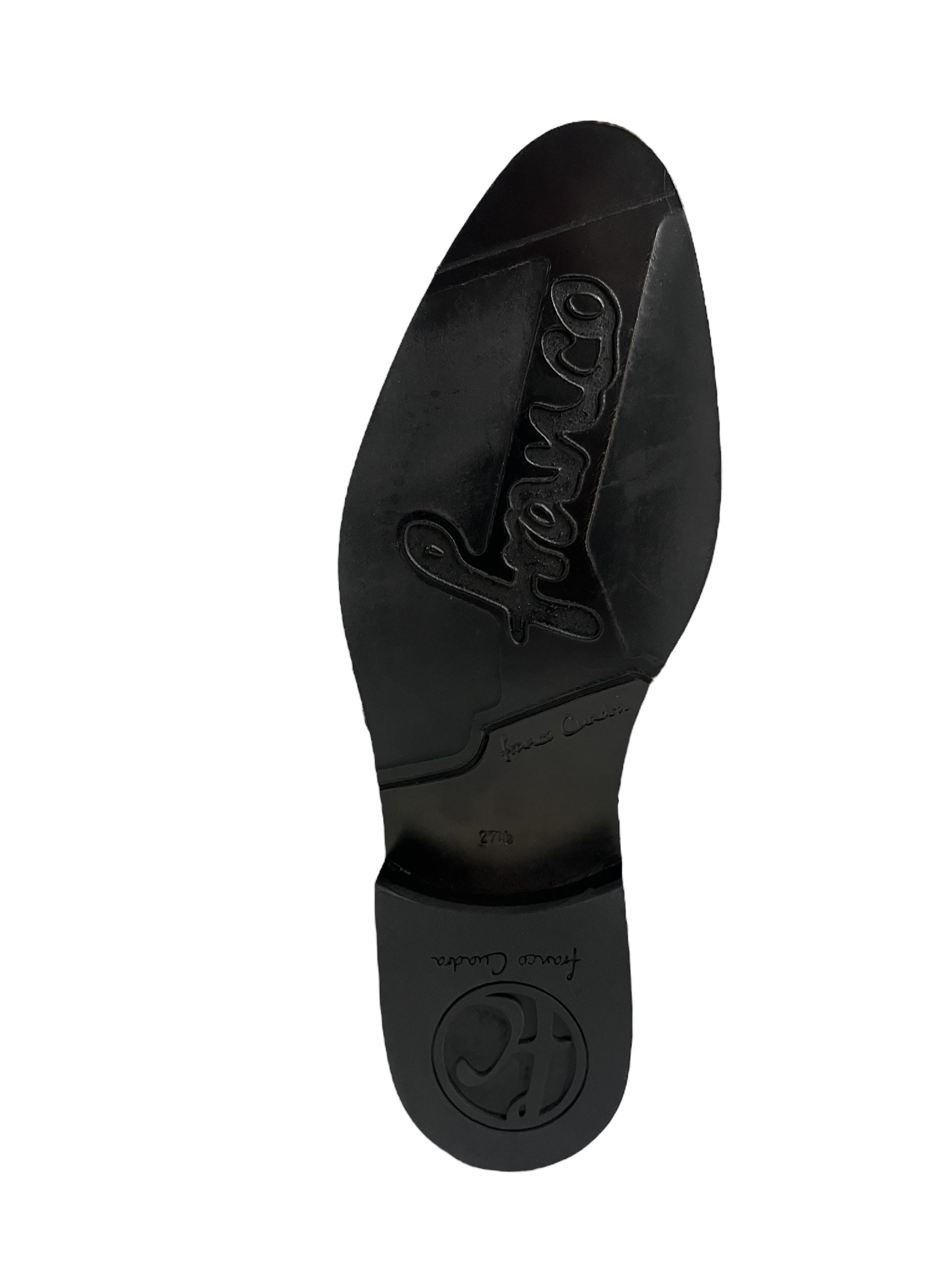 Franco Cuadra Ankle Boot Black Deer Zipper Round Toe - FC659