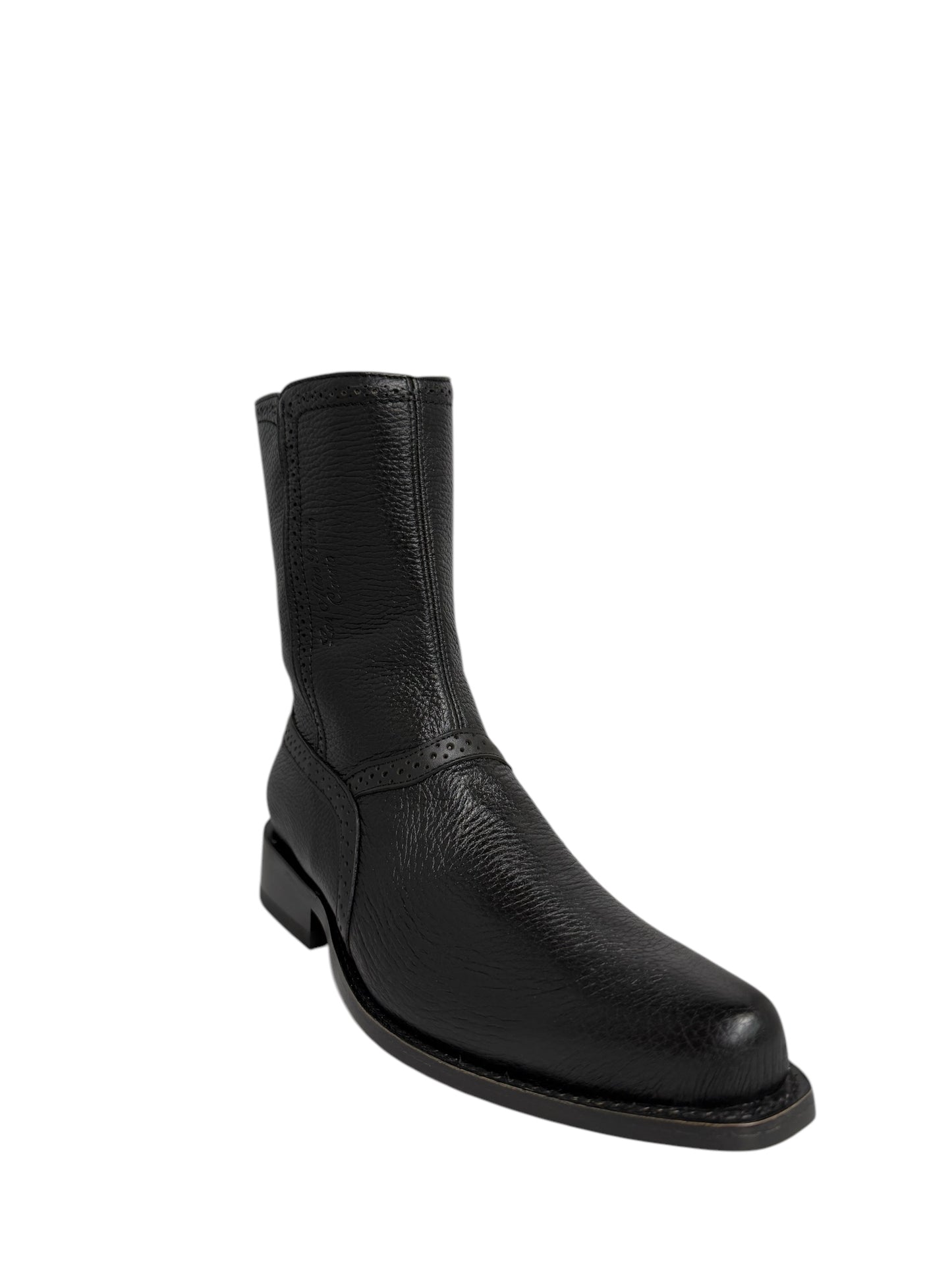 Los Altos Ankle Dressy Boot Genuine Deer Black - 78BI8305