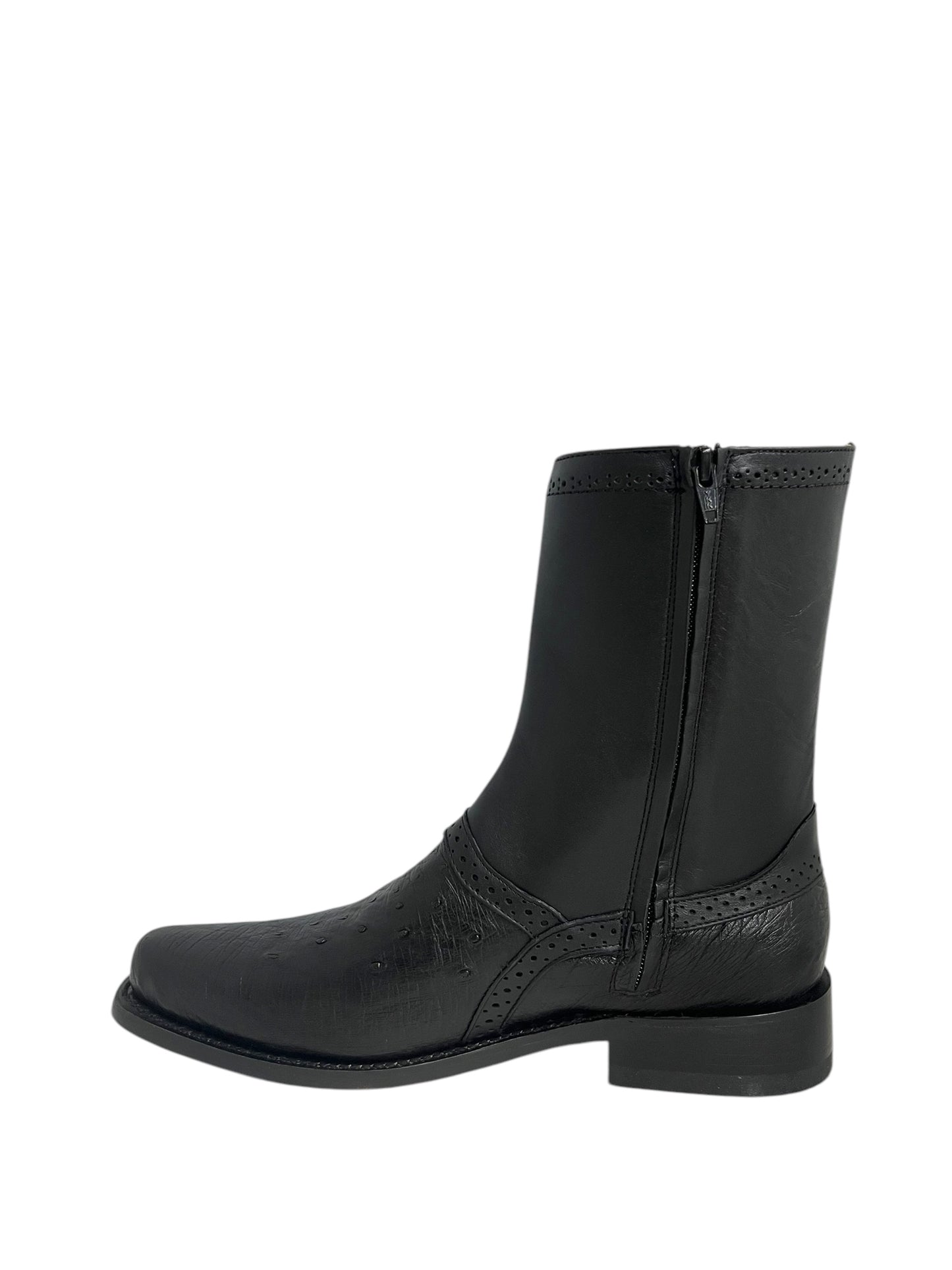 Los Altos Men's Smooth Ostrich Leather Boots - 78BI9705
