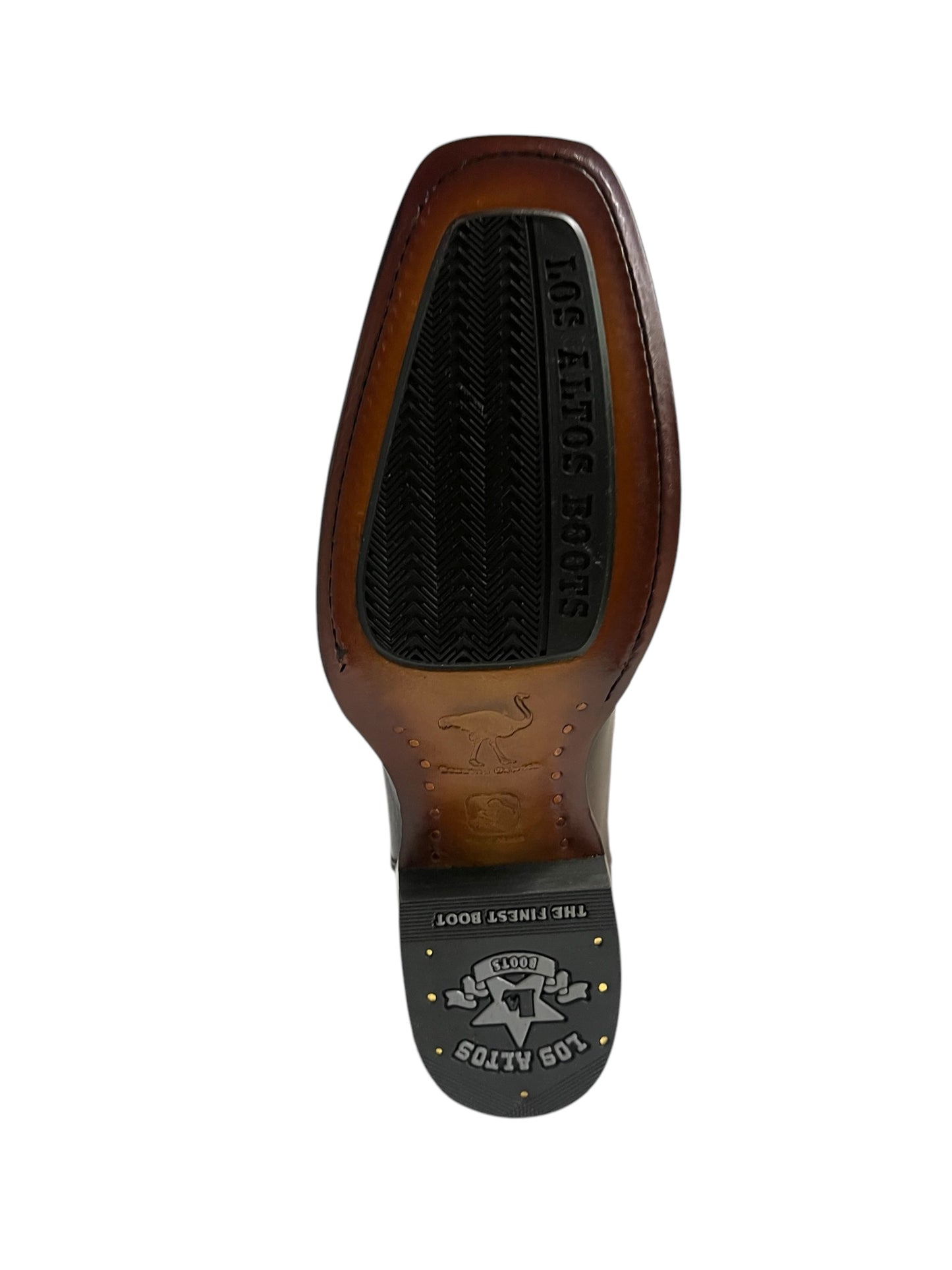 Los Altos 7 Toe Ostrich Faded Brown - 57BFP0316