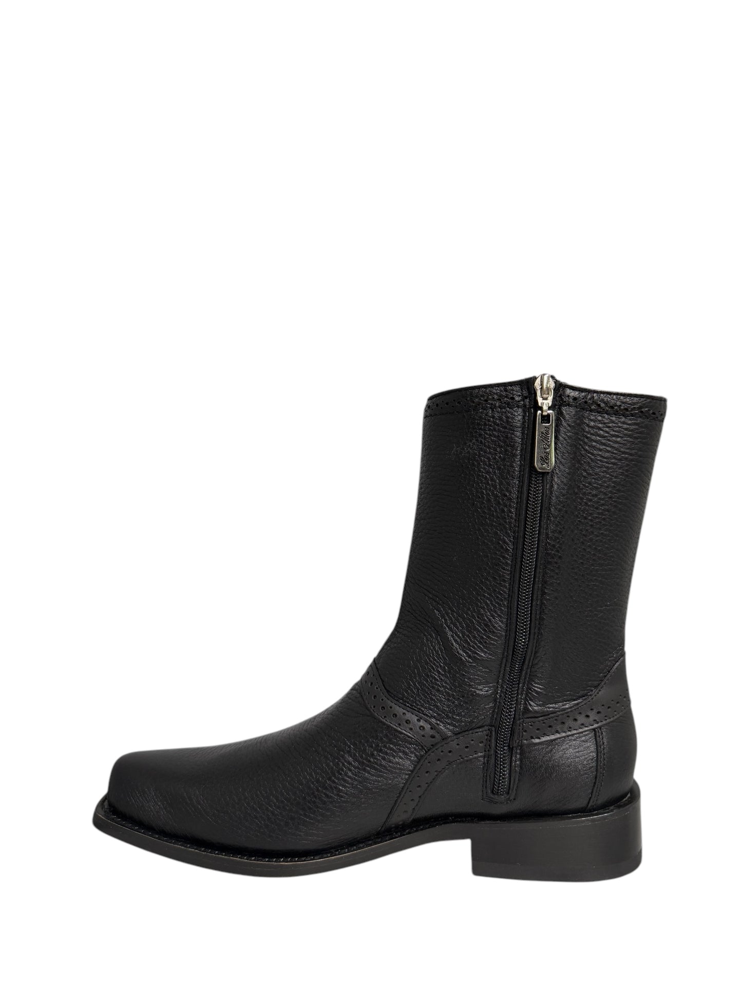 Los Altos Ankle Dressy Boot Genuine Deer Black - 78BI8305