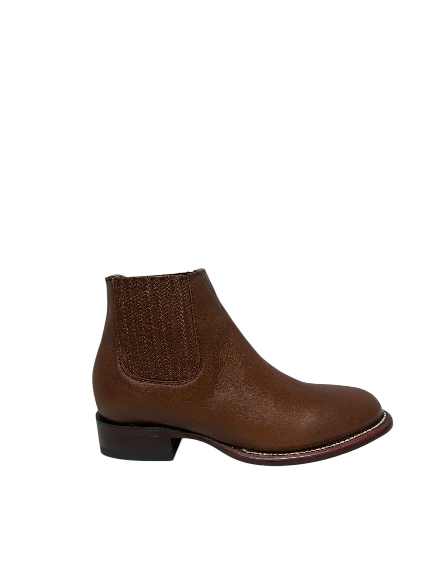 Los Altos Charro Ankle Boot Oval Brown - 50B2107