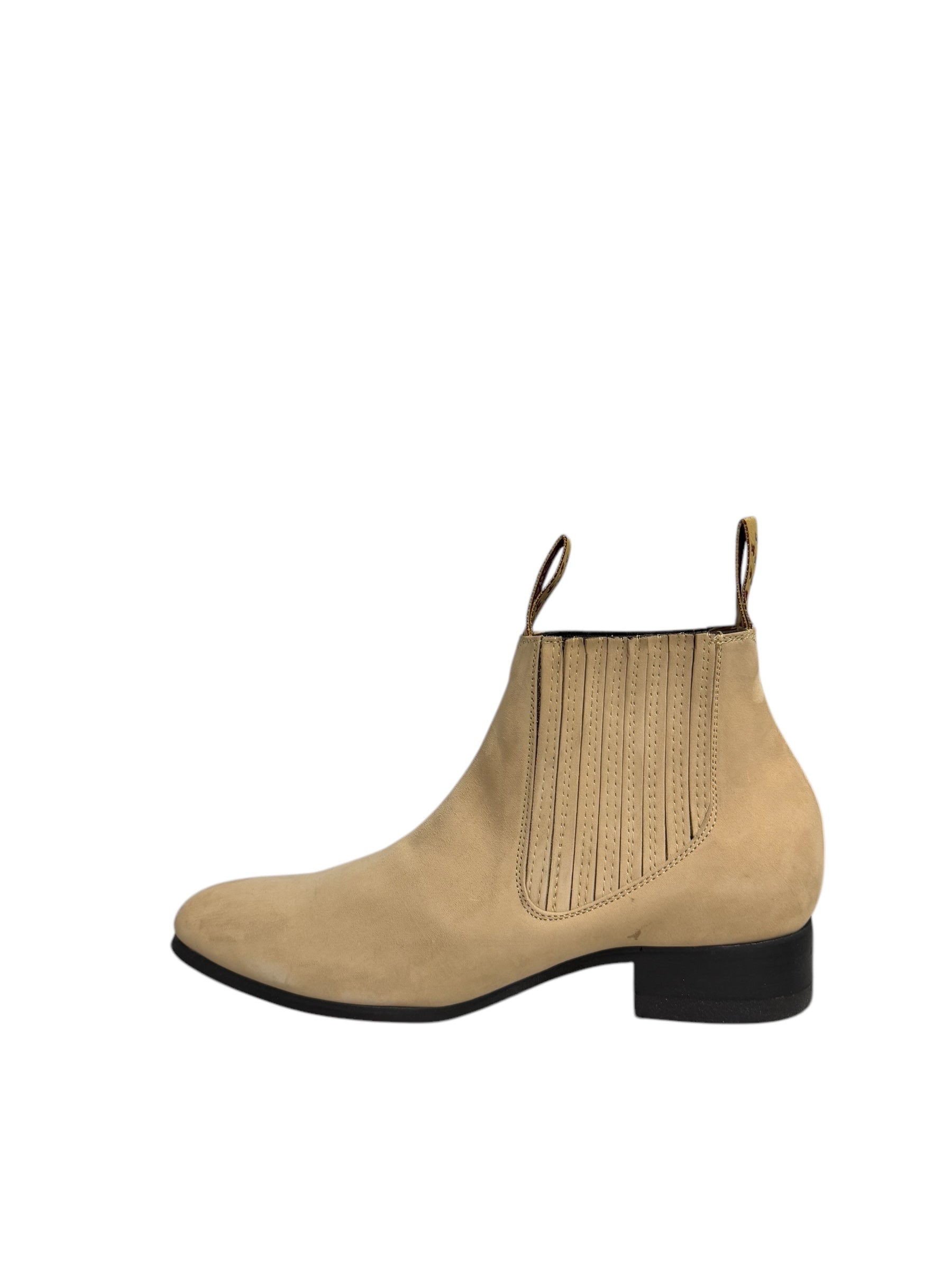 La Barca Suede Perla Charro Ankle Boot - 500