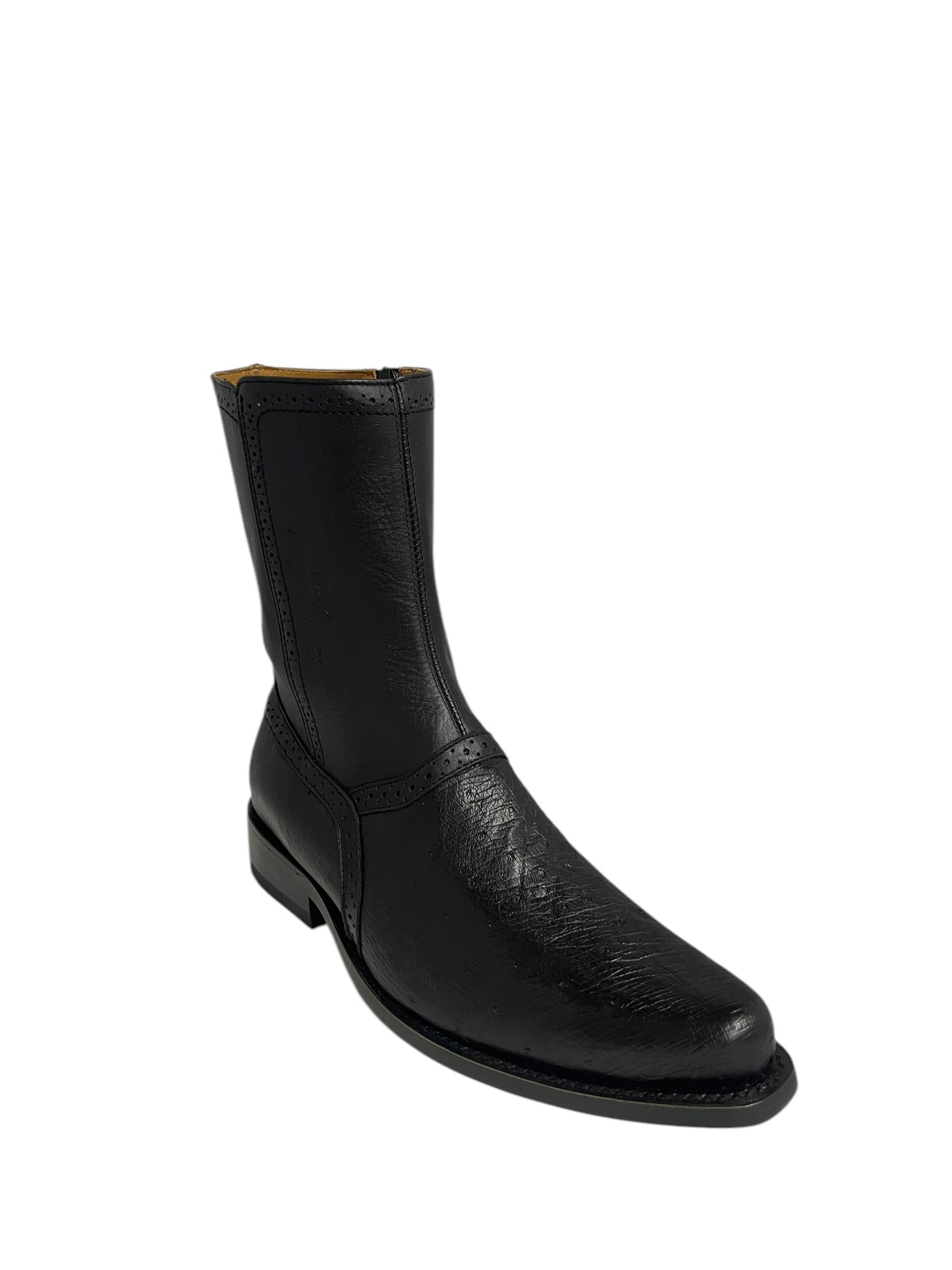 Los Altos Men's Smooth Ostrich Leather Boots - 78BI9705