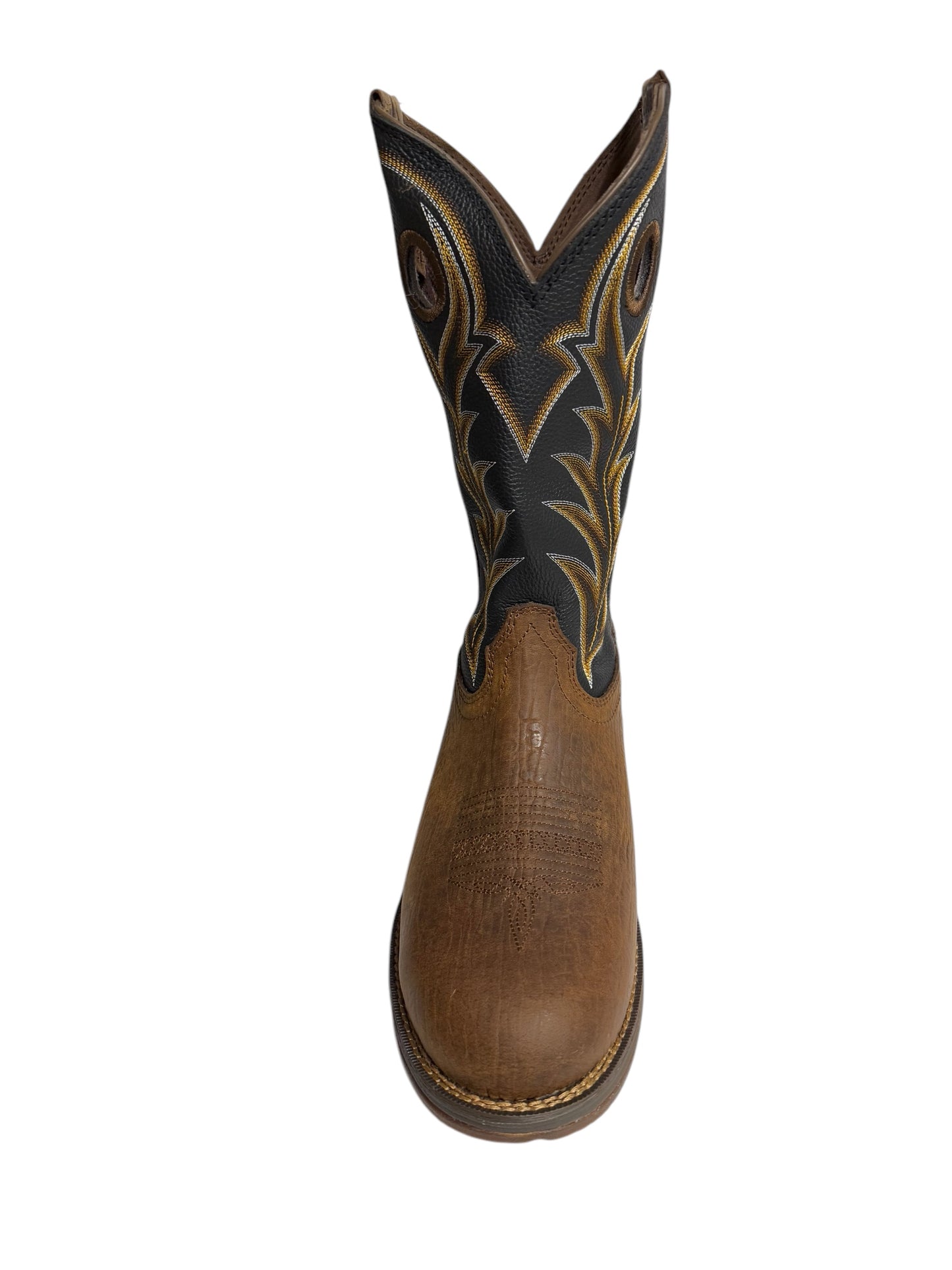 Durango Rebel Oak Bark Midnight Western Pull Up Work Boot - DDB0428