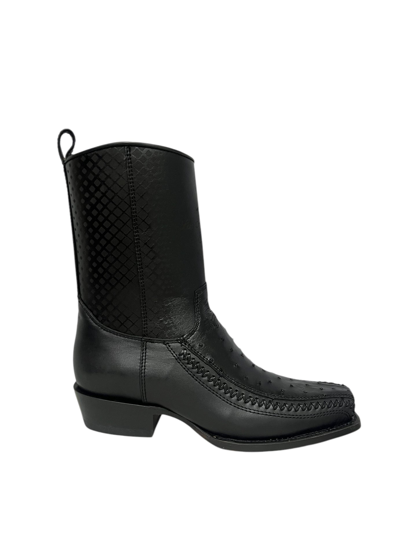 Los Altos 7 Toe Ostrich black - 57BFP0305
