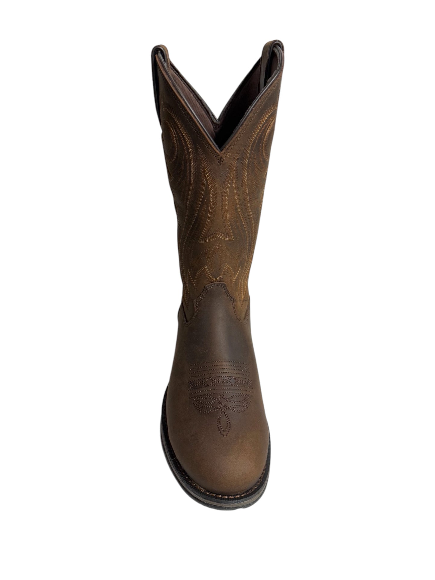 Durango Rebel Chocolate Western Oval Toe Work Boot - DB5464