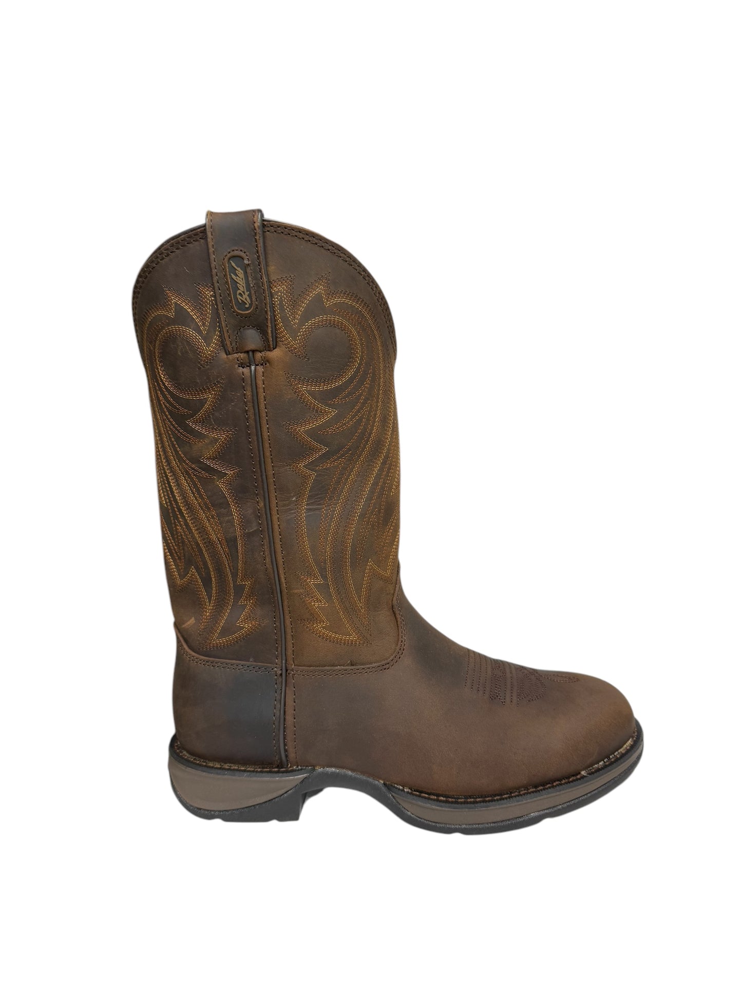 Durango Rebel Chocolate Western Oval Toe Work Boot - DB5464