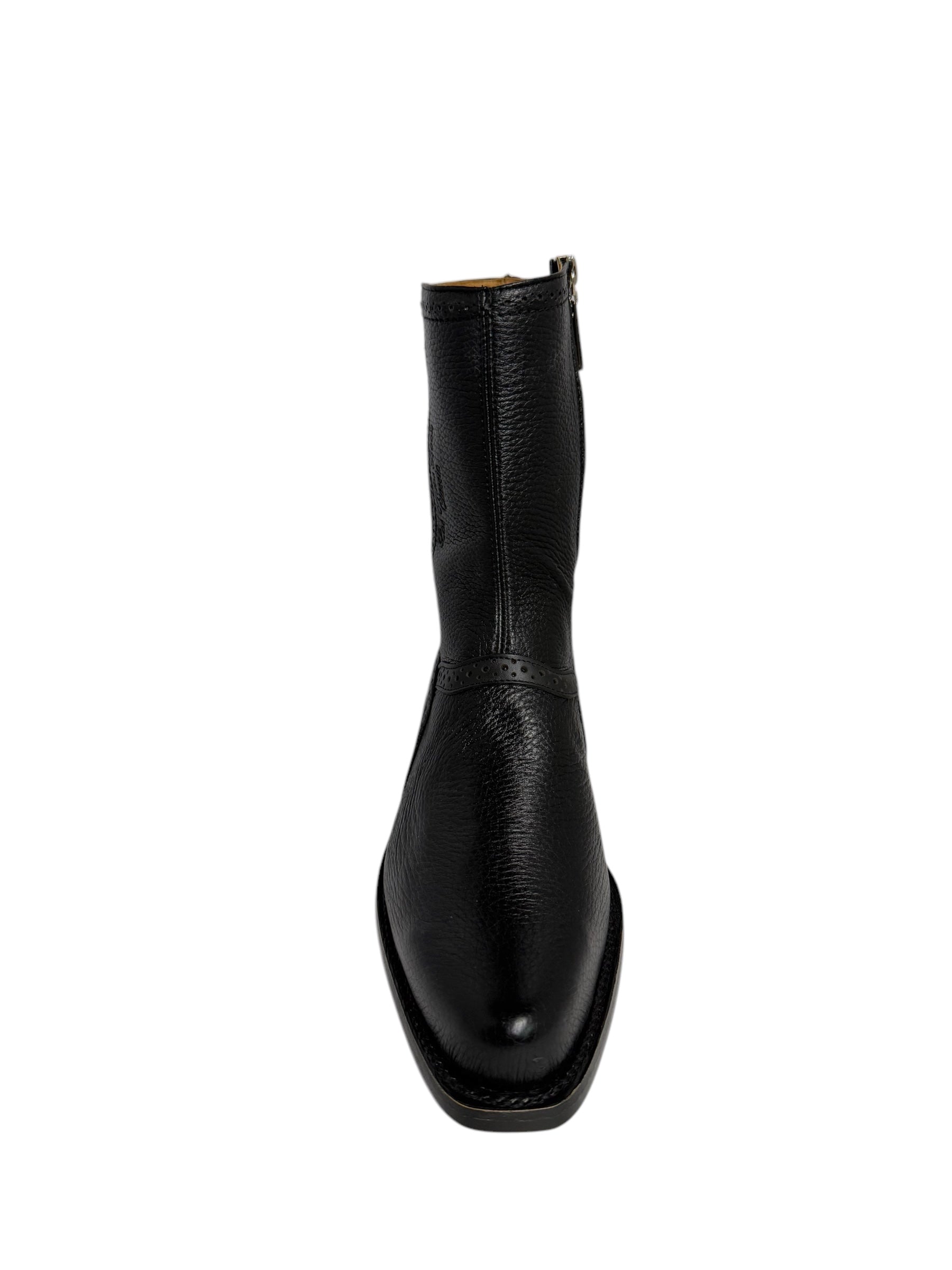 Los Altos Ankle Dressy Boot Genuine Deer Black - 78BI8305