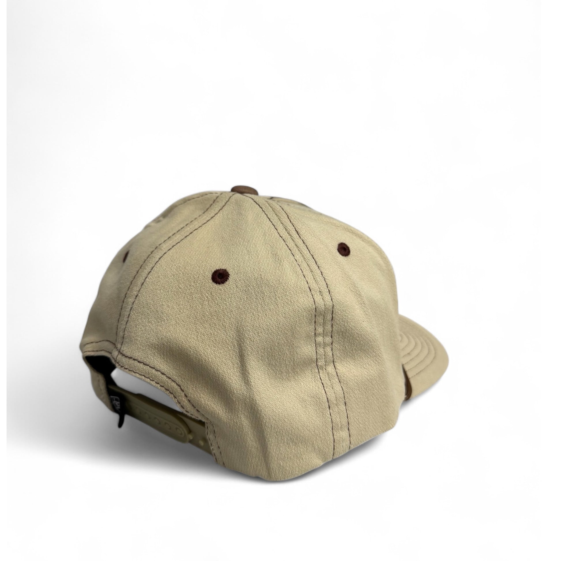 Ariat Flexfit 110 Cap Snapback Faux Leather Patch Khakhi