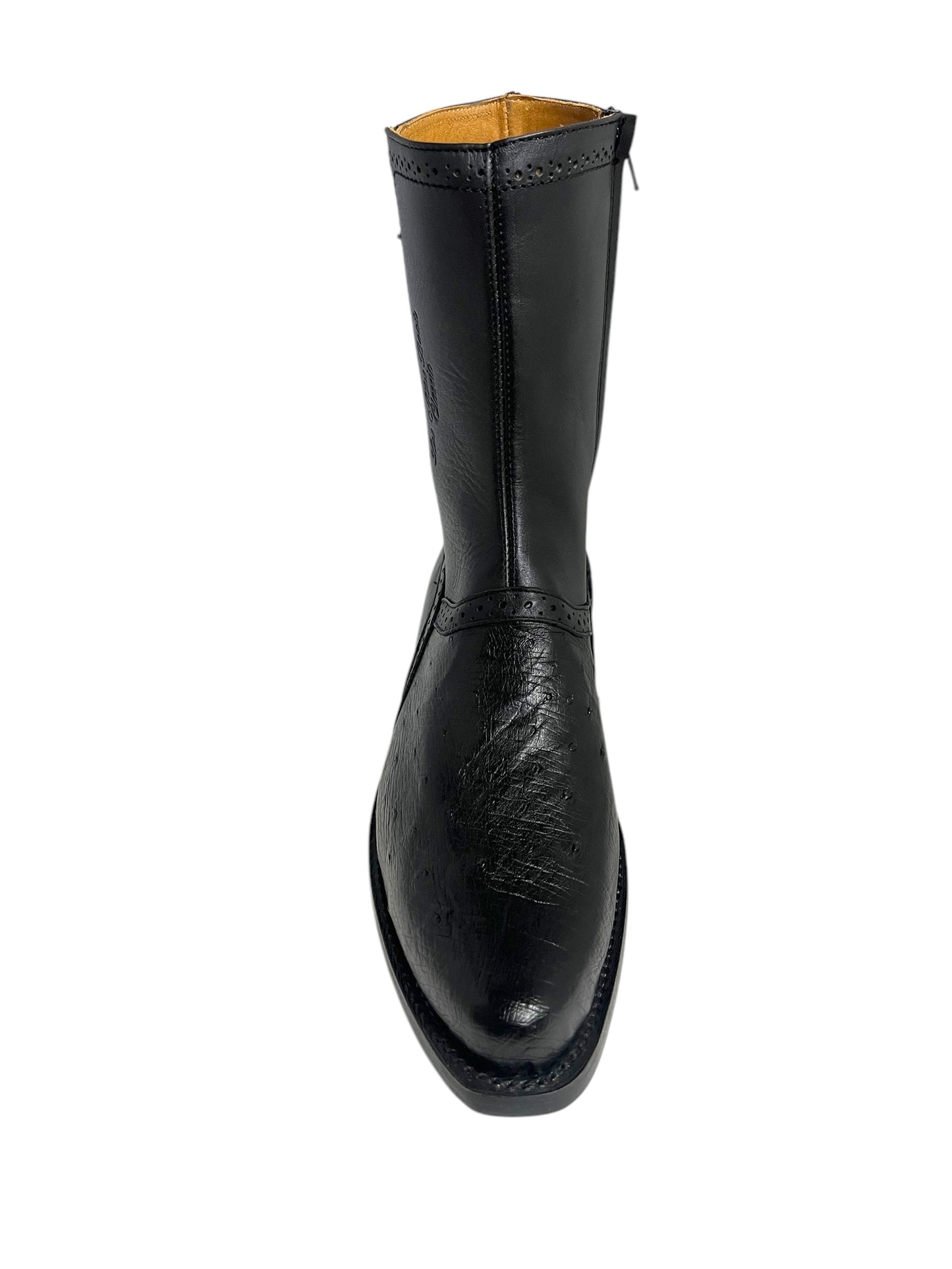 Los Altos Men's Smooth Ostrich Leather Boots - 78BI9705