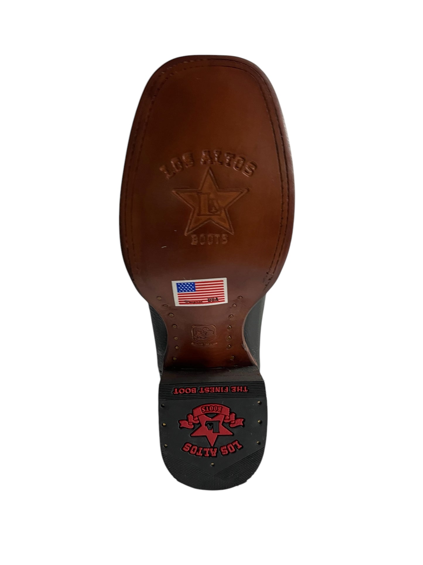 Los Altos Wide Square Toe Grisly black - 8222705