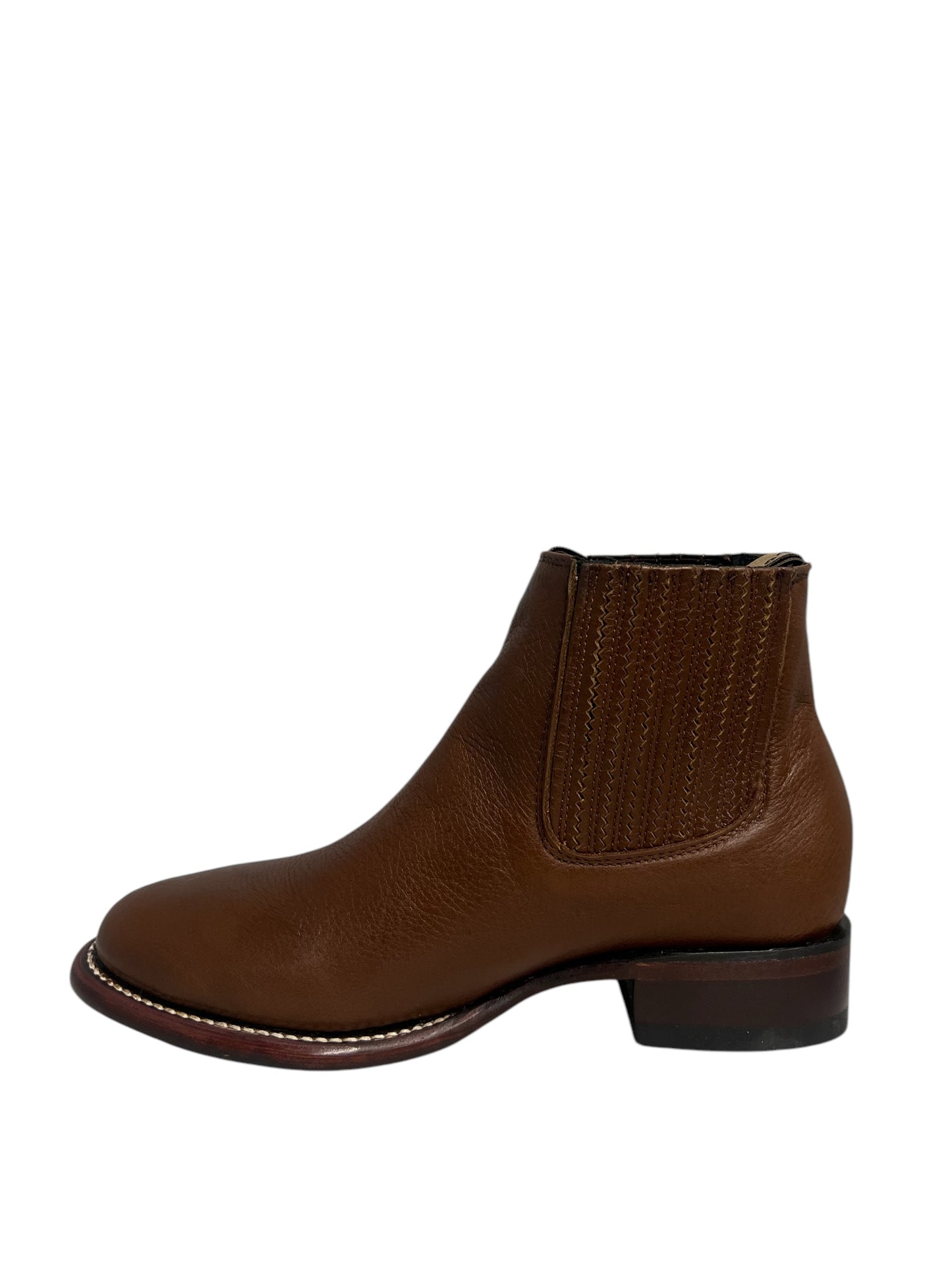 Los Altos Charro Ankle Boot Oval Brown - 50B2107