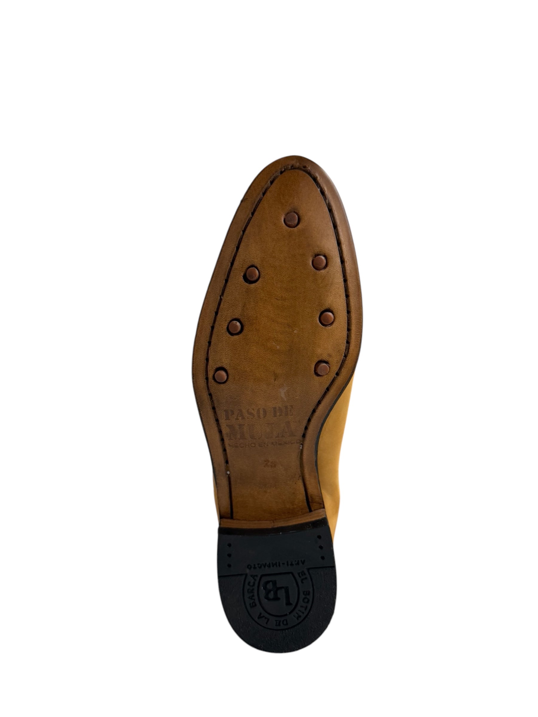 La Barca Suede Camel Charro Ankle Boot - 500