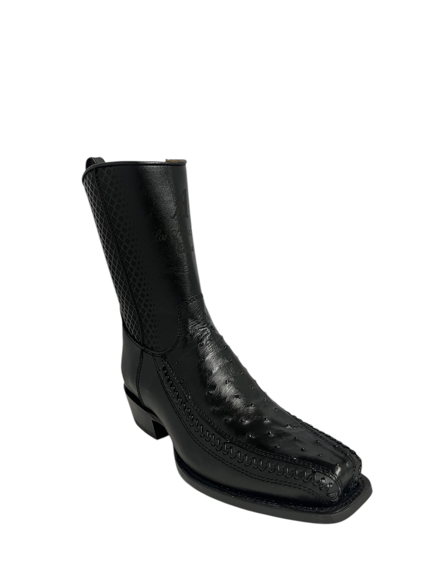 Los Altos 7 Toe Ostrich black - 57BFP0305