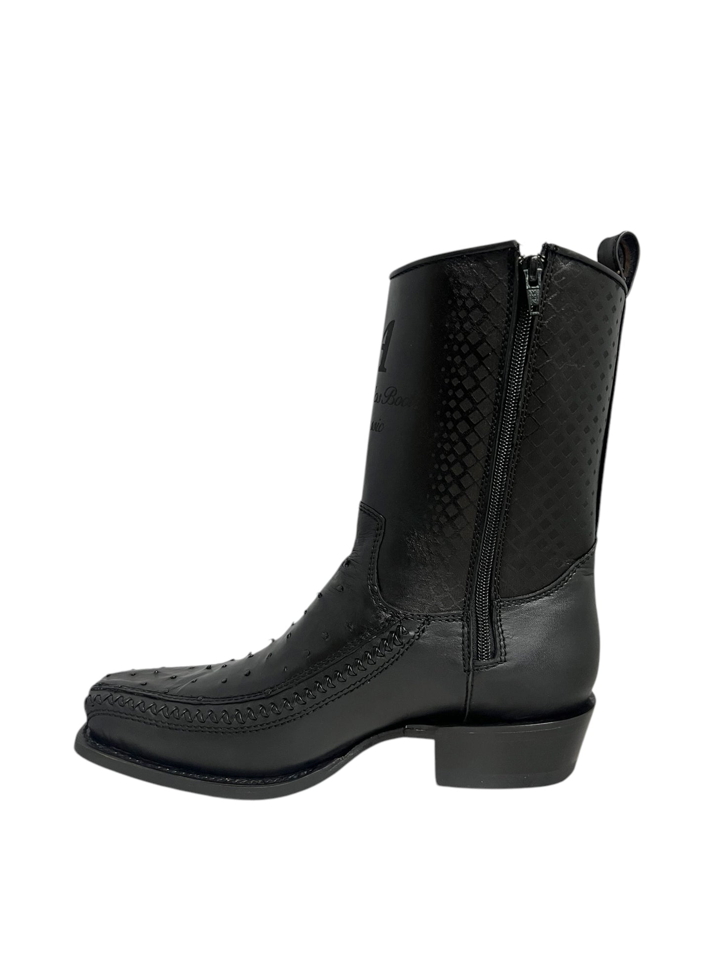 Los Altos 7 Toe Ostrich black - 57BFP0305