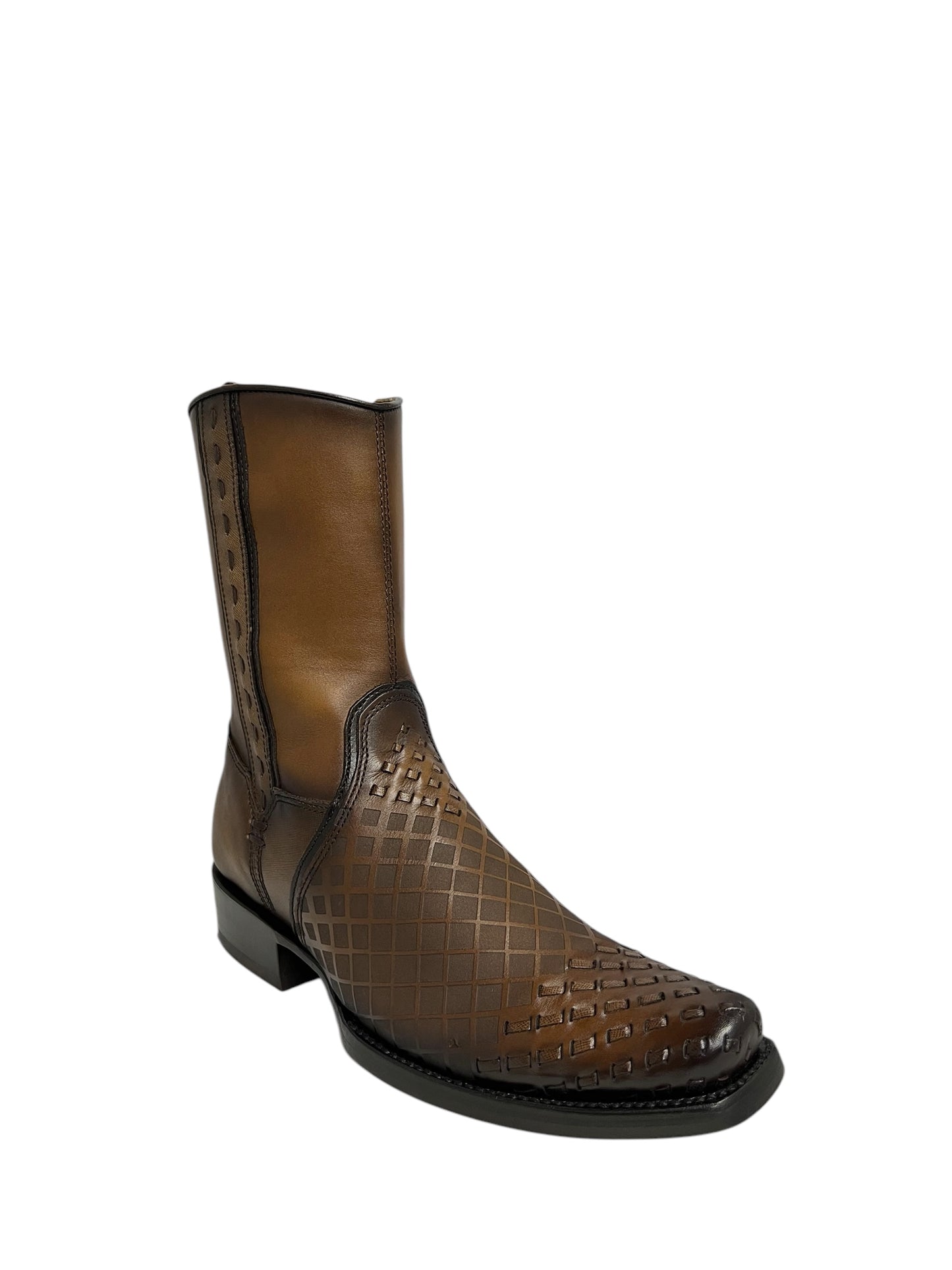 Cuadra Maple Laser & Woven Narrow Square Toe - CU674