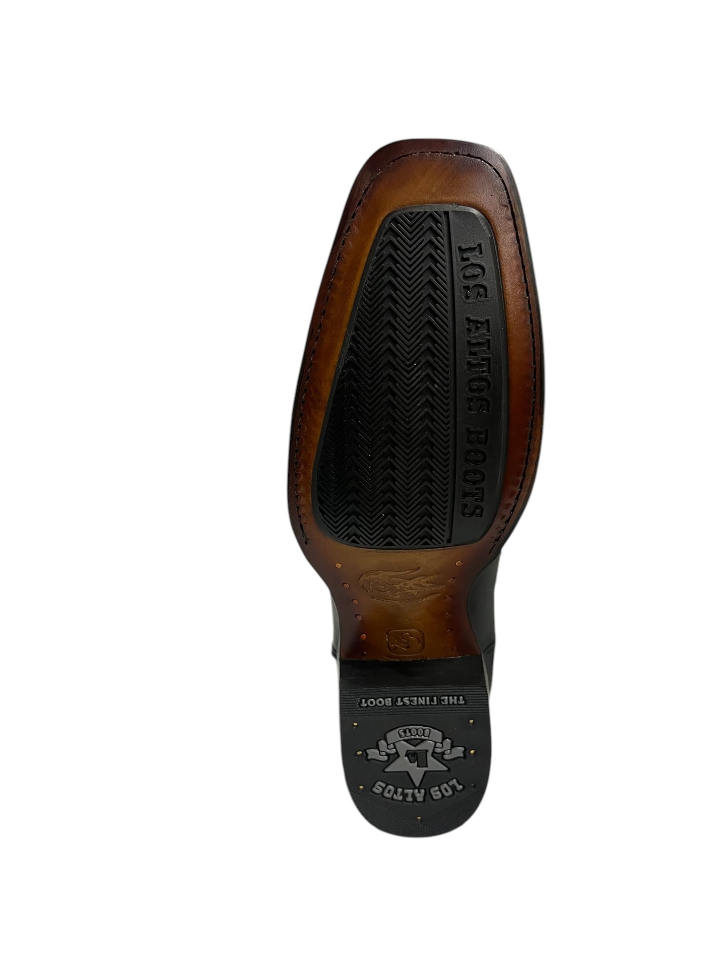 Los Altos 7 Toe Caiman Belly Black - 57BFP8205