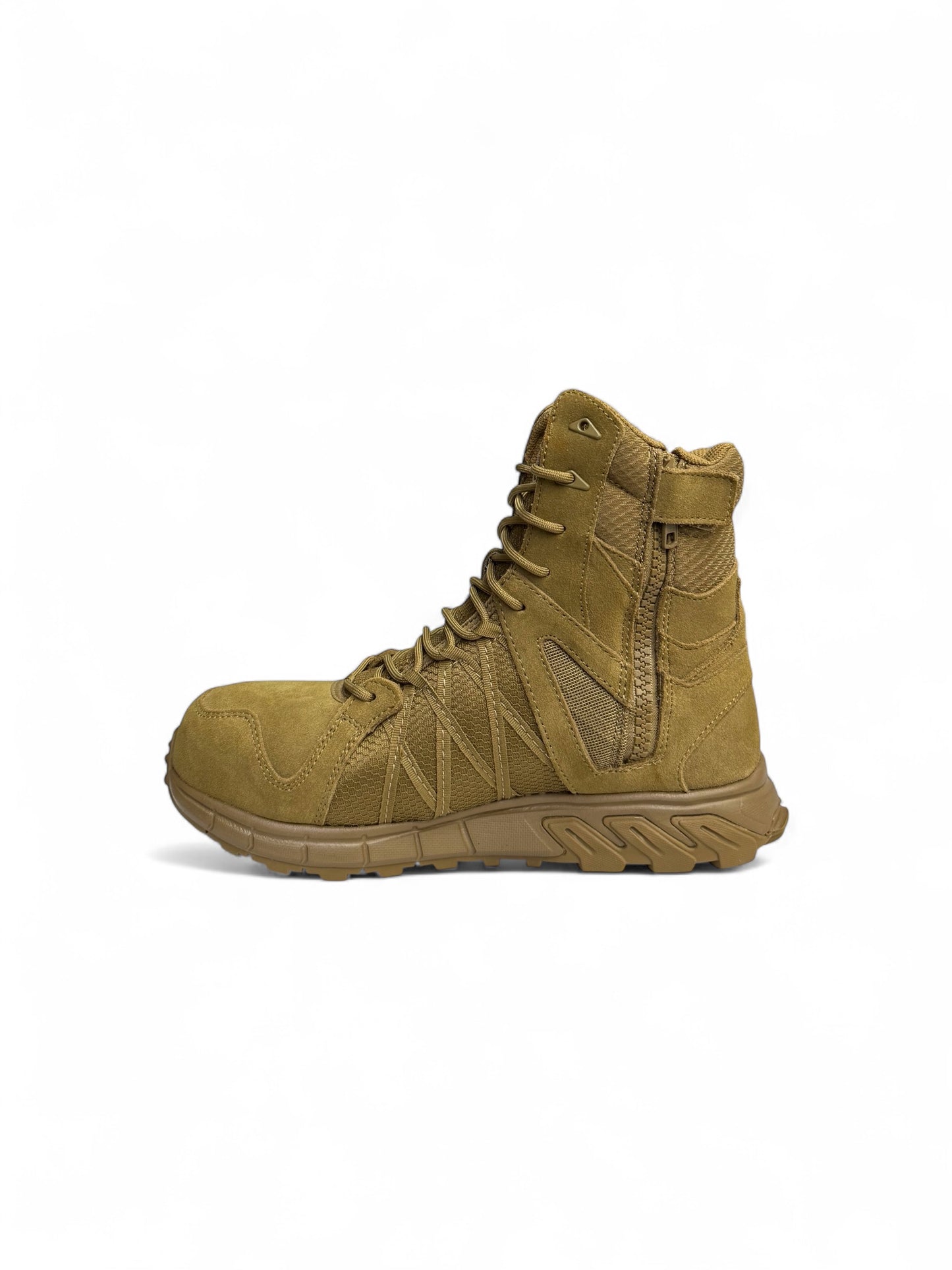 Reebok Trail Grip Tactical Size Zipper 8" composite Work Boots - RB3460