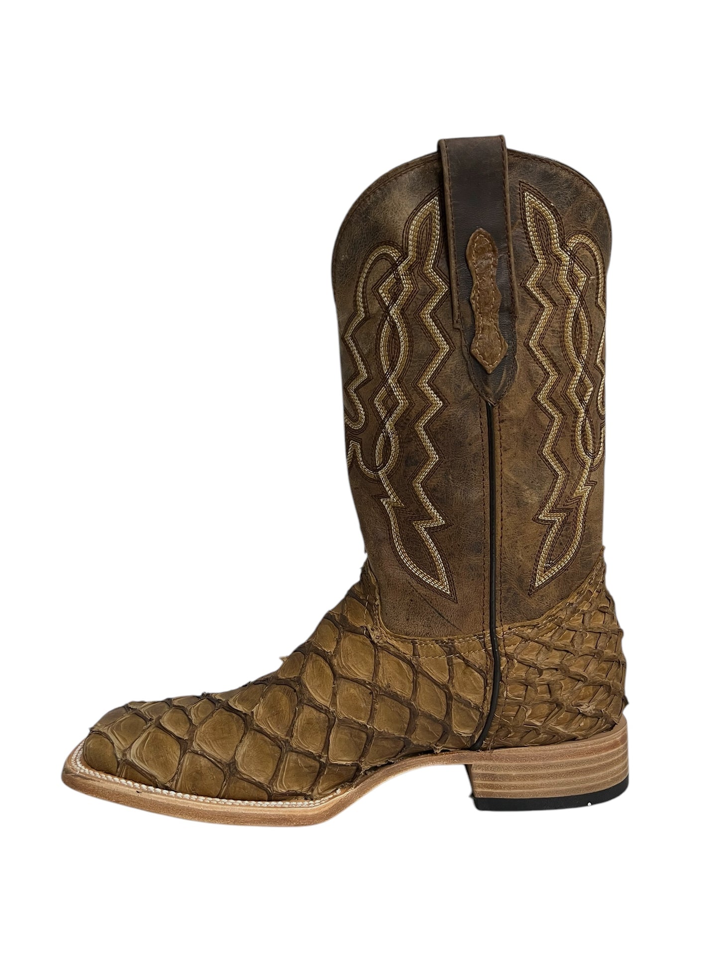 Ranchers Fish Square Toe Caramel Palash