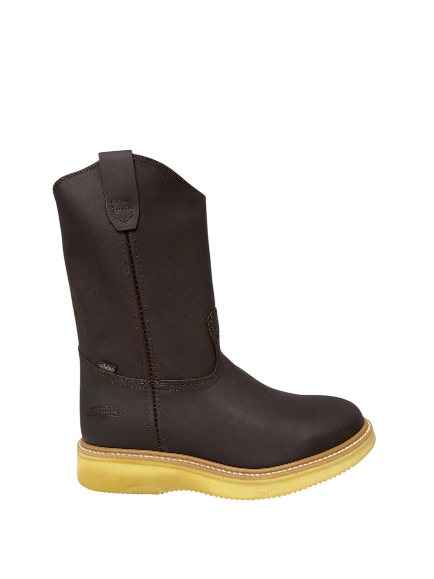 Establo Oiled Leather Shedron Pull Up Work Boot - 553-01