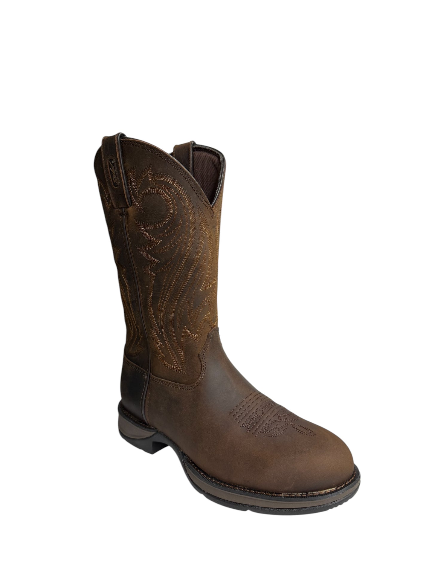 Durango Rebel Chocolate Western Oval Toe Work Boot - DB5464