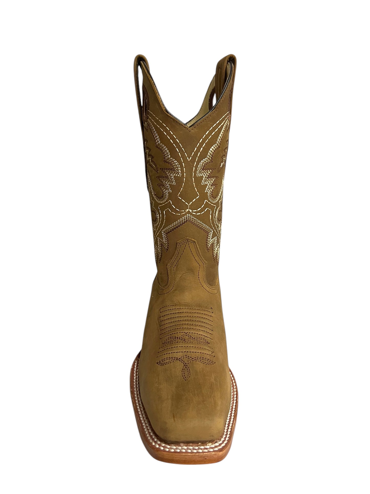 Los Altos Rodeo Square Toe Suede Tan - 8126231
