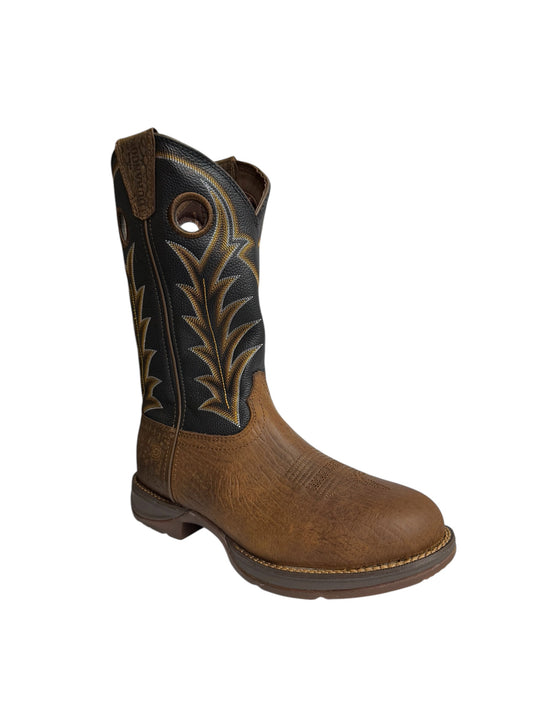 Durango Rebel Oak Bark Midnight Western Pull Up Work Boot - DDB0428