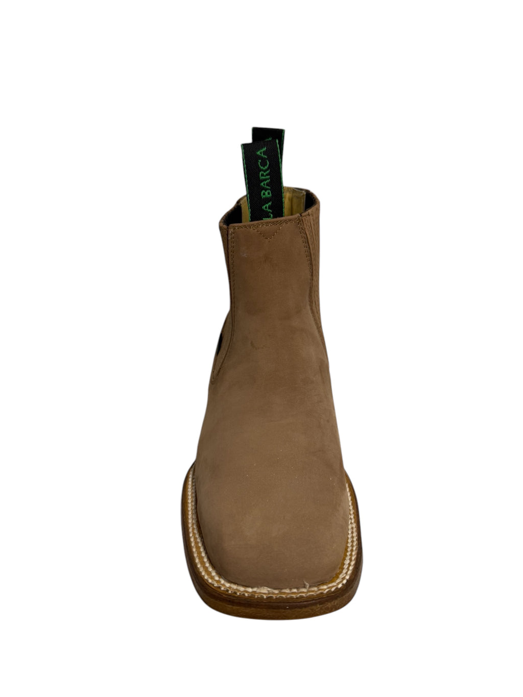 La Barca Square Toe Nobuck Topo Ankle Boot - 935