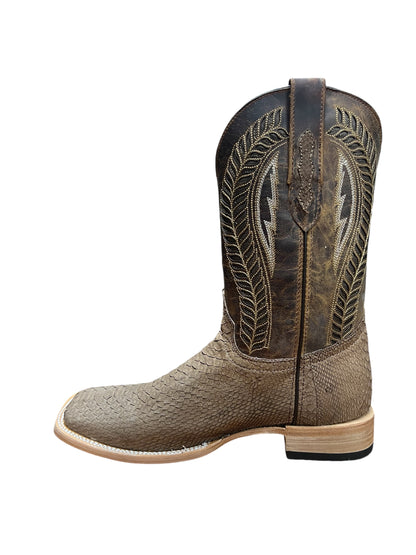 Ranchers Square Toe Python Antique Saddle