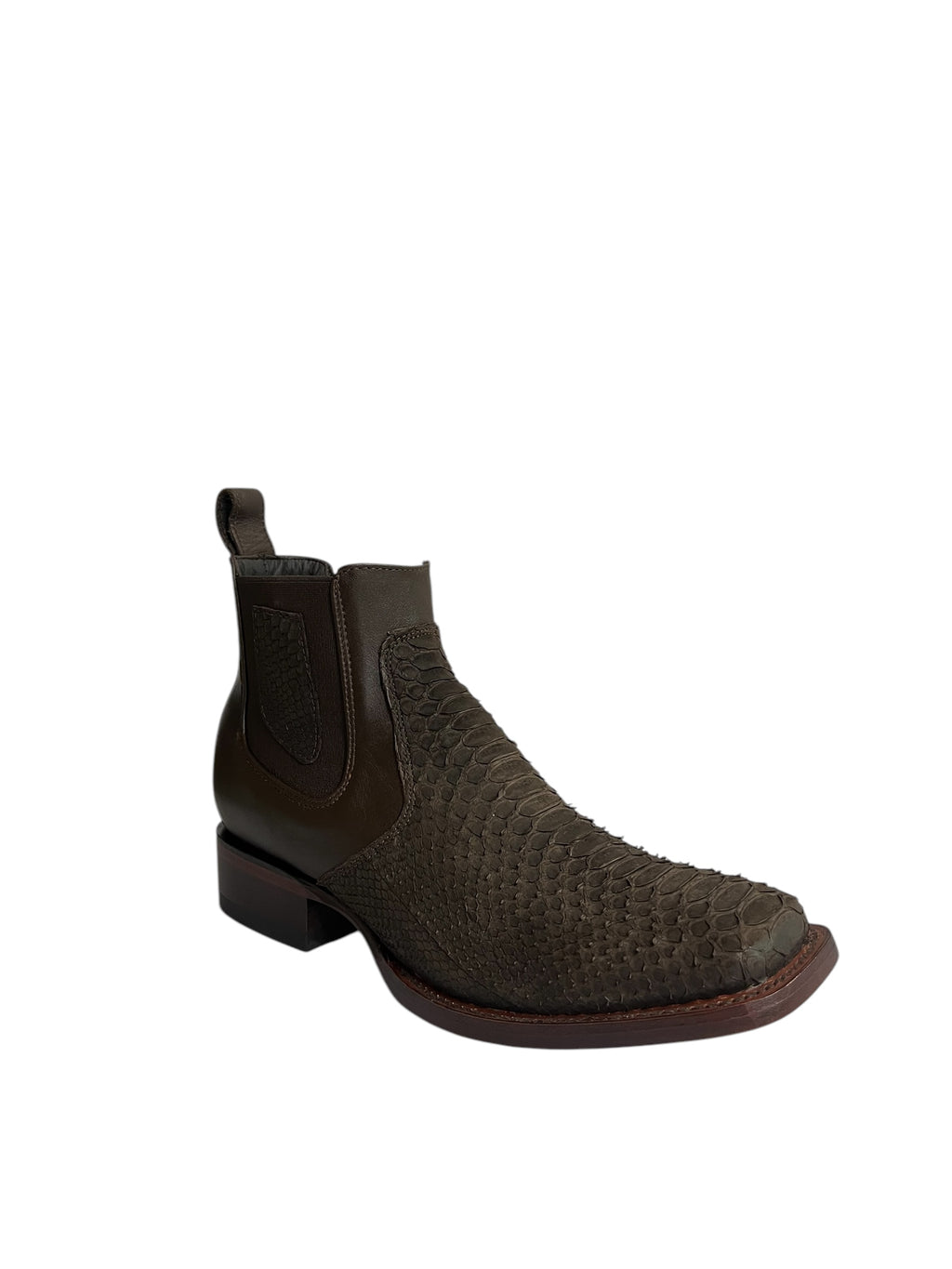 Los Altos Ankle Boot Python Nobuck Brown - 82BVN5707