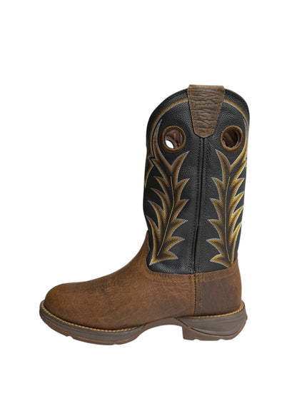 Durango Rebel Oak Bark Midnight Western Pull Up Work Boot - DDB0428