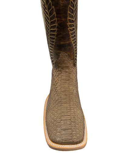 Ranchers Square Toe Python Antique Saddle