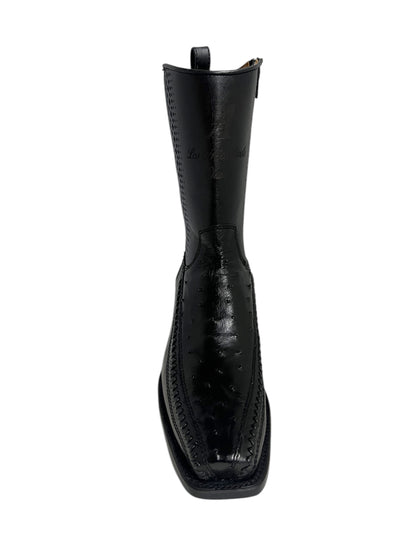 Los Altos 7 Toe Ostrich black - 57BFP0305