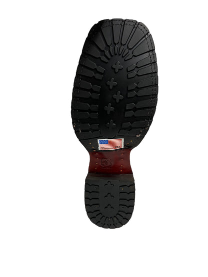 Los Altos Belmont Black Square Toe Tractor - 84TBM2105