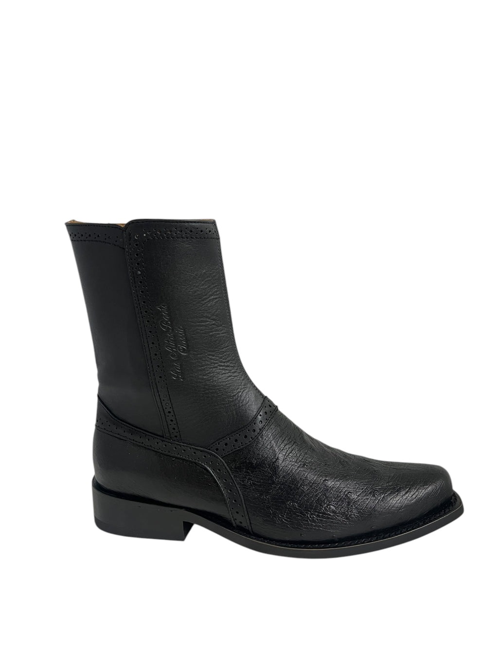 Los Altos Men's Smooth Ostrich Leather Boots - 78BI9705