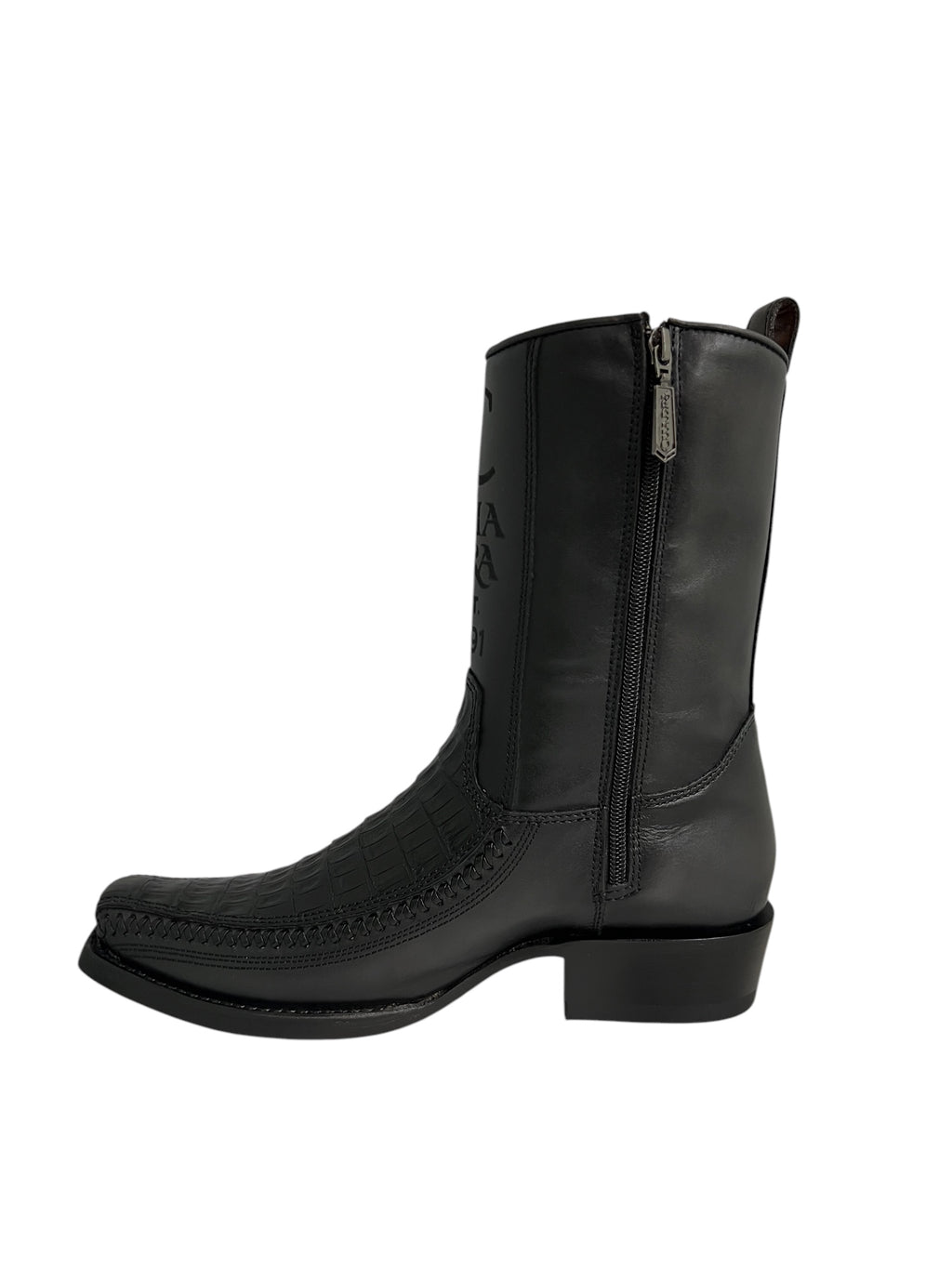 Cuadra Caiman Belly Plunge Laser & Woven Narrow Square Toe - CU805