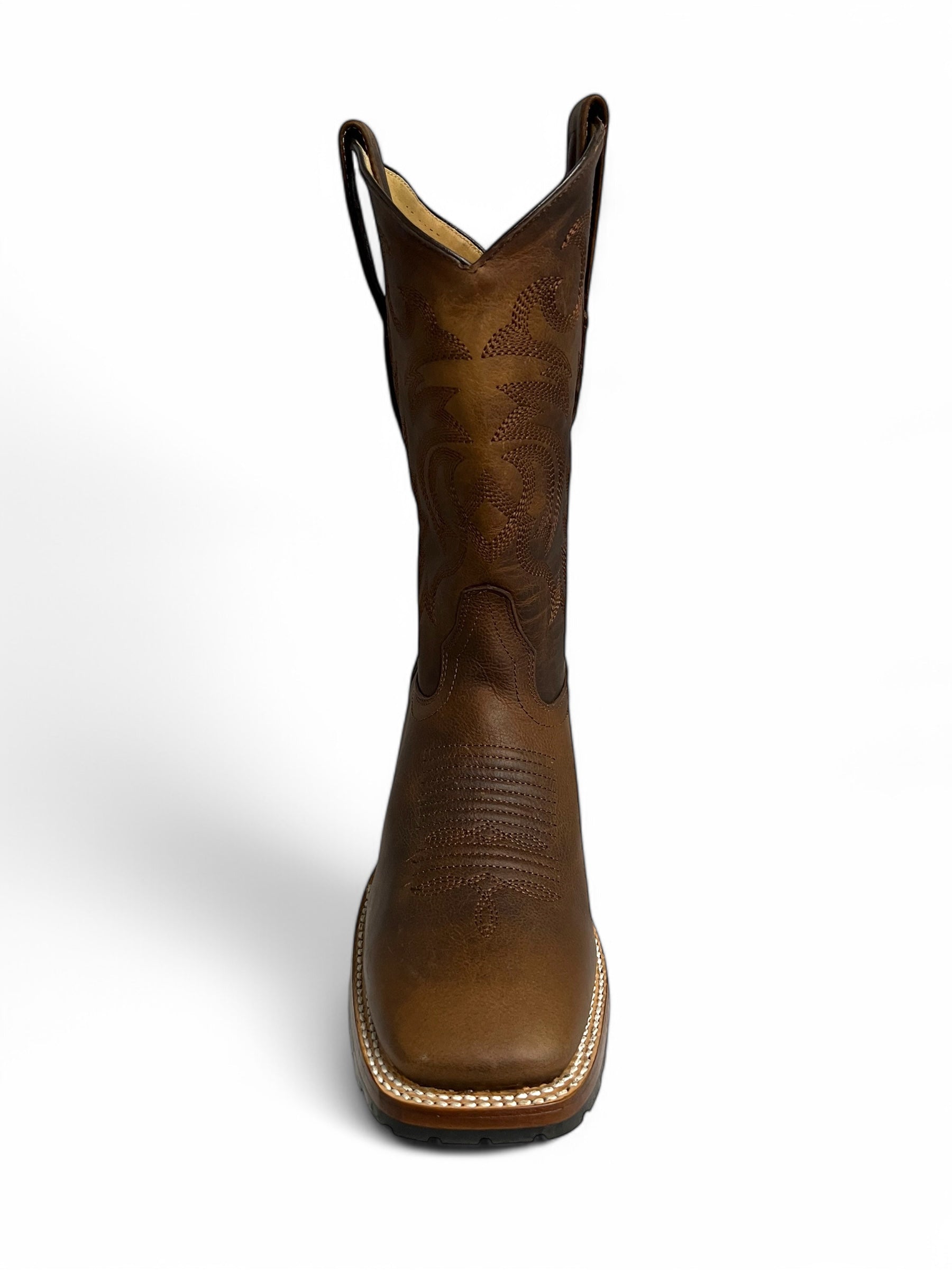 Los Altos Square Toe Rage Walnut Rubber Sole - 82T9940