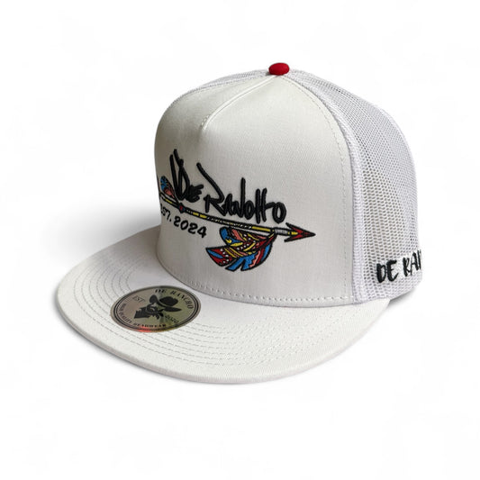 De Rancho Cap White Ancient Arrow - DR035